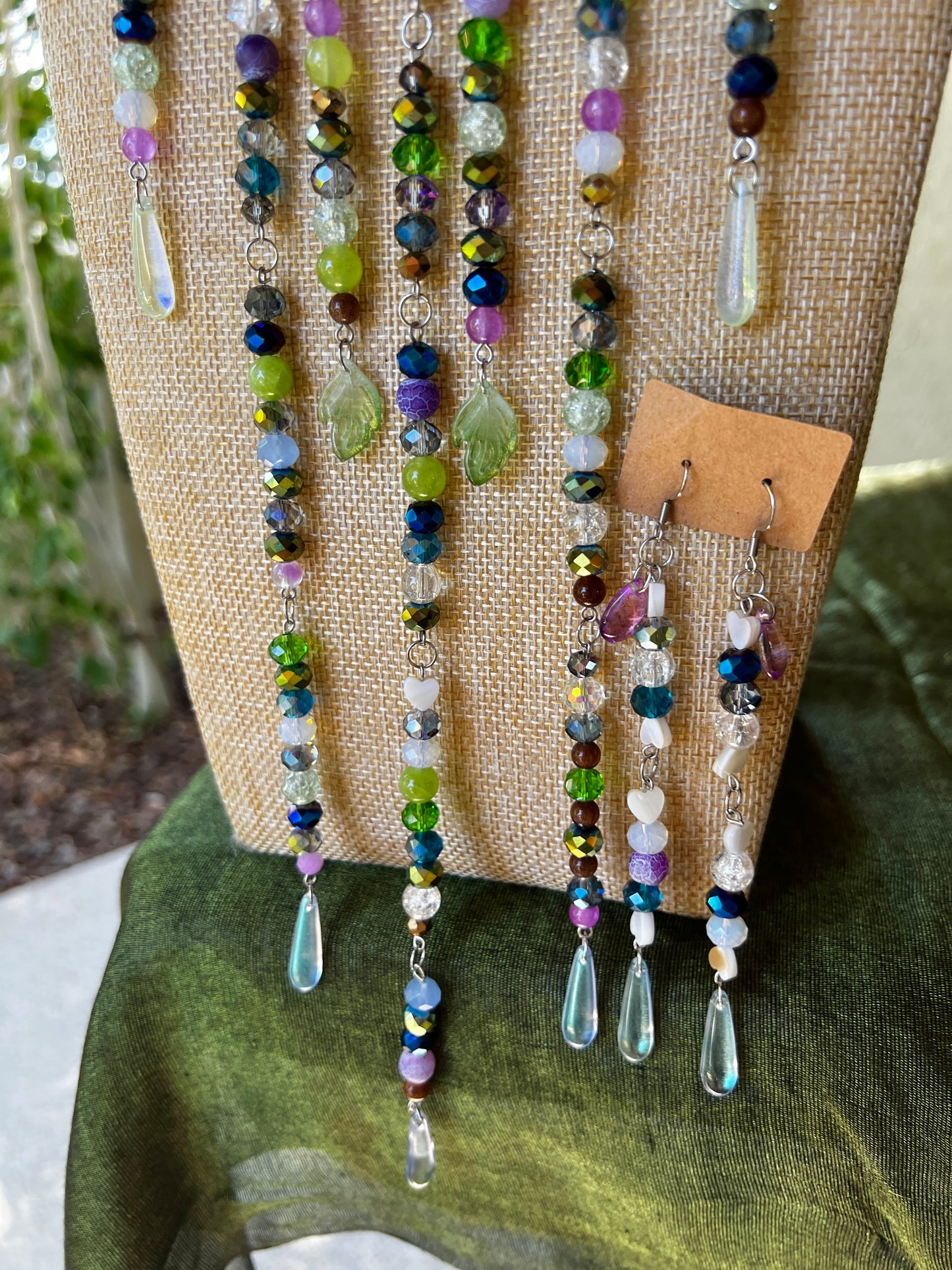 Rare Bloom - Cosmic Drip Chain + Earrings