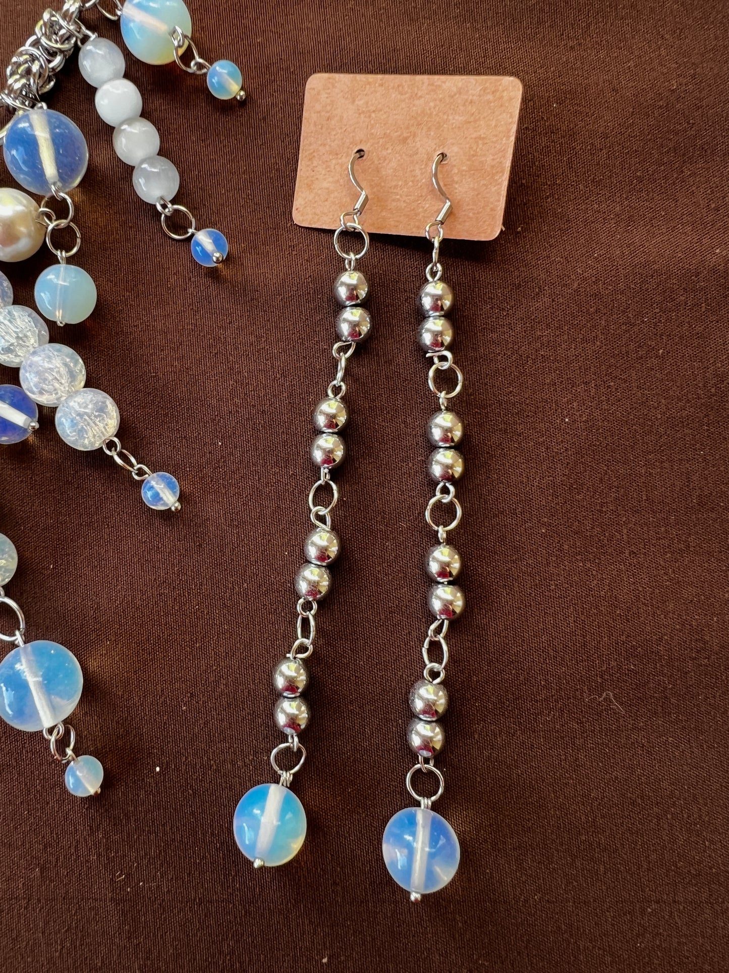 No Time to Say Hello Goodbye 3 Piece Set - Fantasy Chain + Hair Clip+ Earrings
