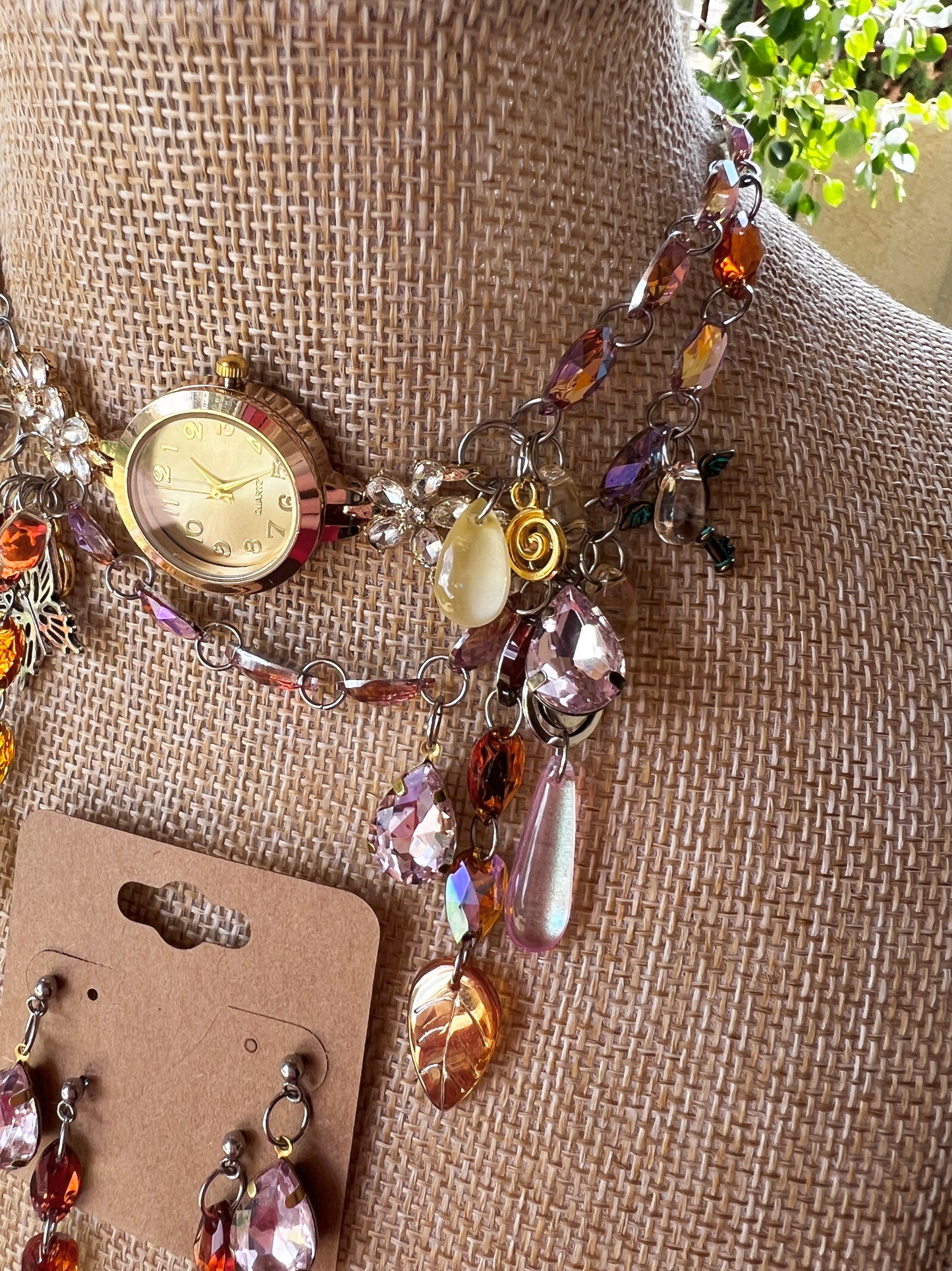 Mischief - Crystal Choker + Stud Set