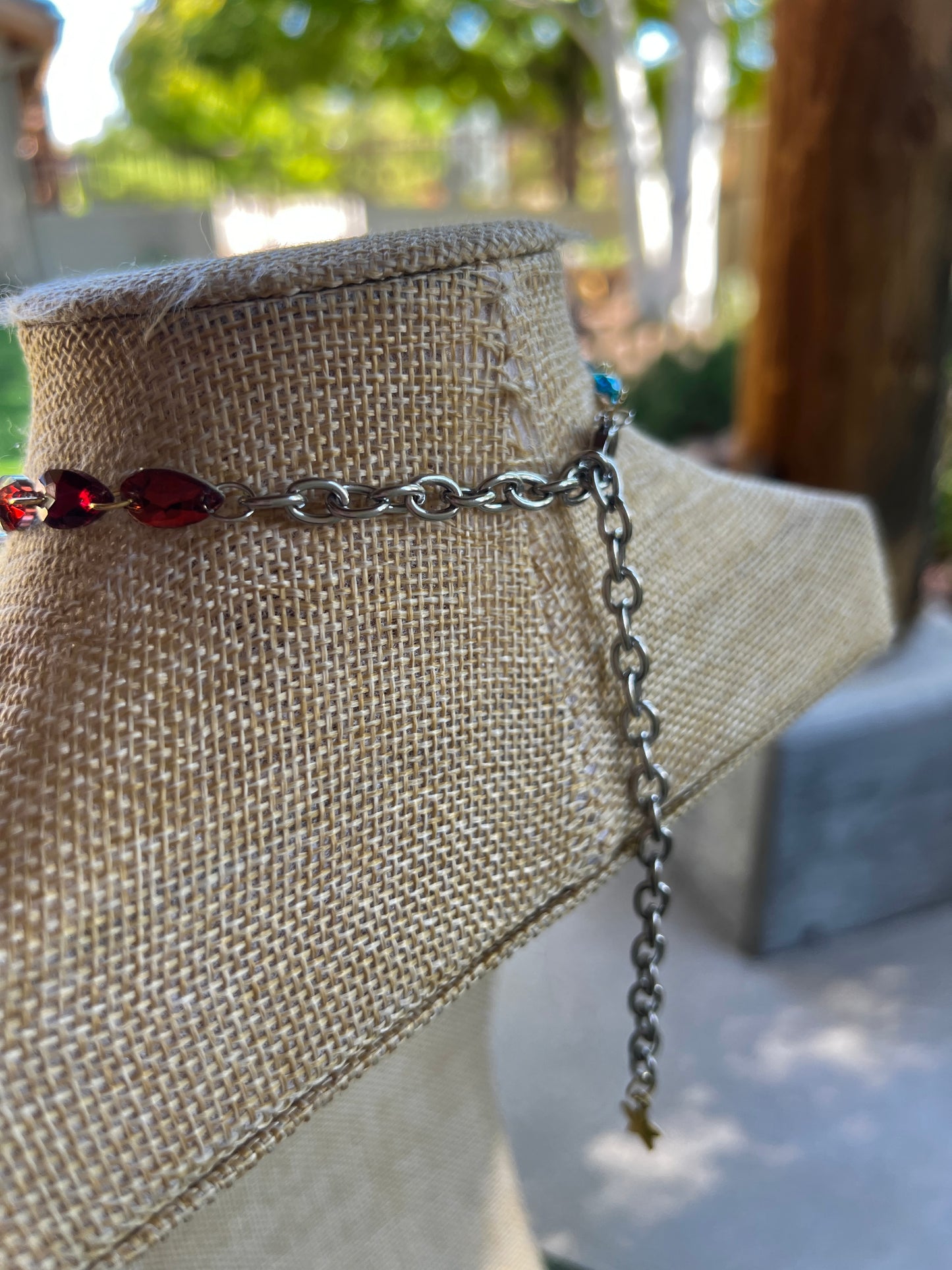 Golden Nova - Glass Crystal Choker