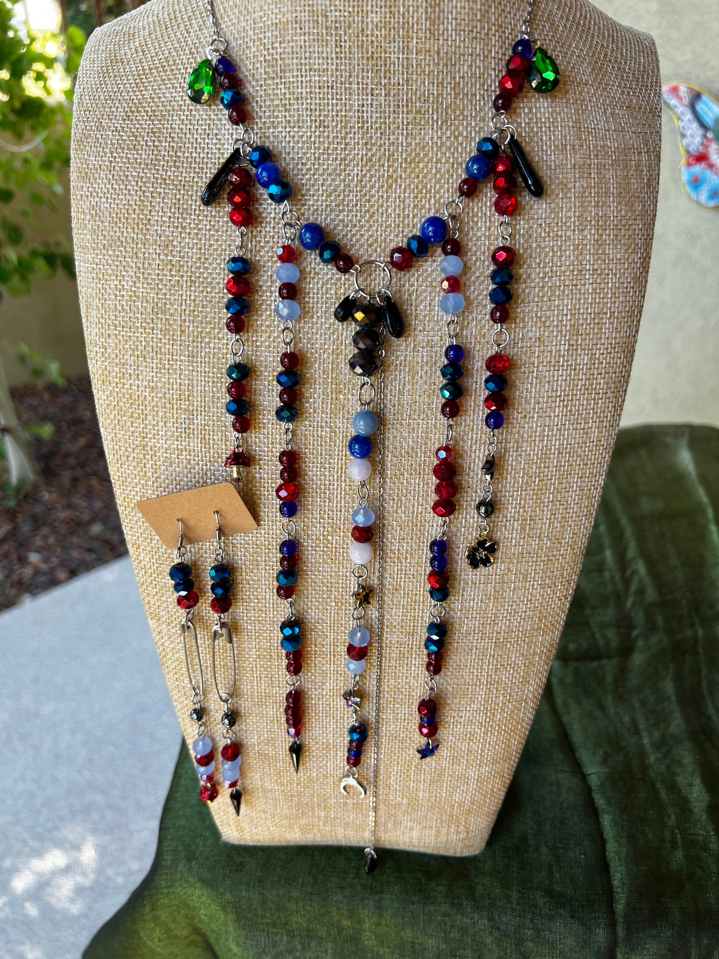 Cosmic Drift - Cosmic Drip Chain + XL Earrings