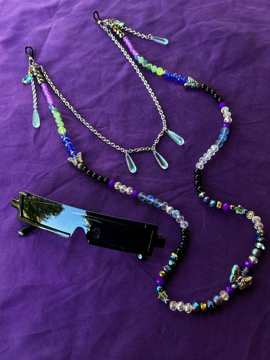 Sand Serpent - Sunglasses + Chain Set