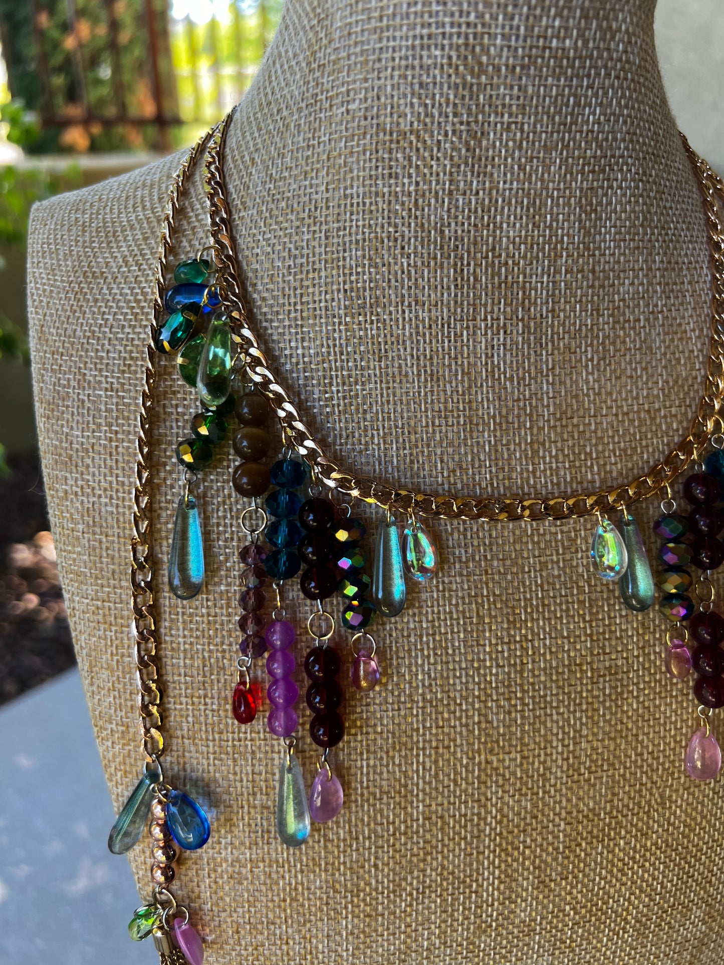 Secret Garden - Face Chain or Wrap Necklace