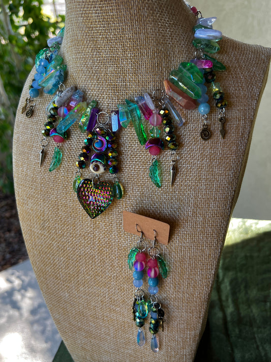 Morning Dew - Fantasy Chain + Earrings