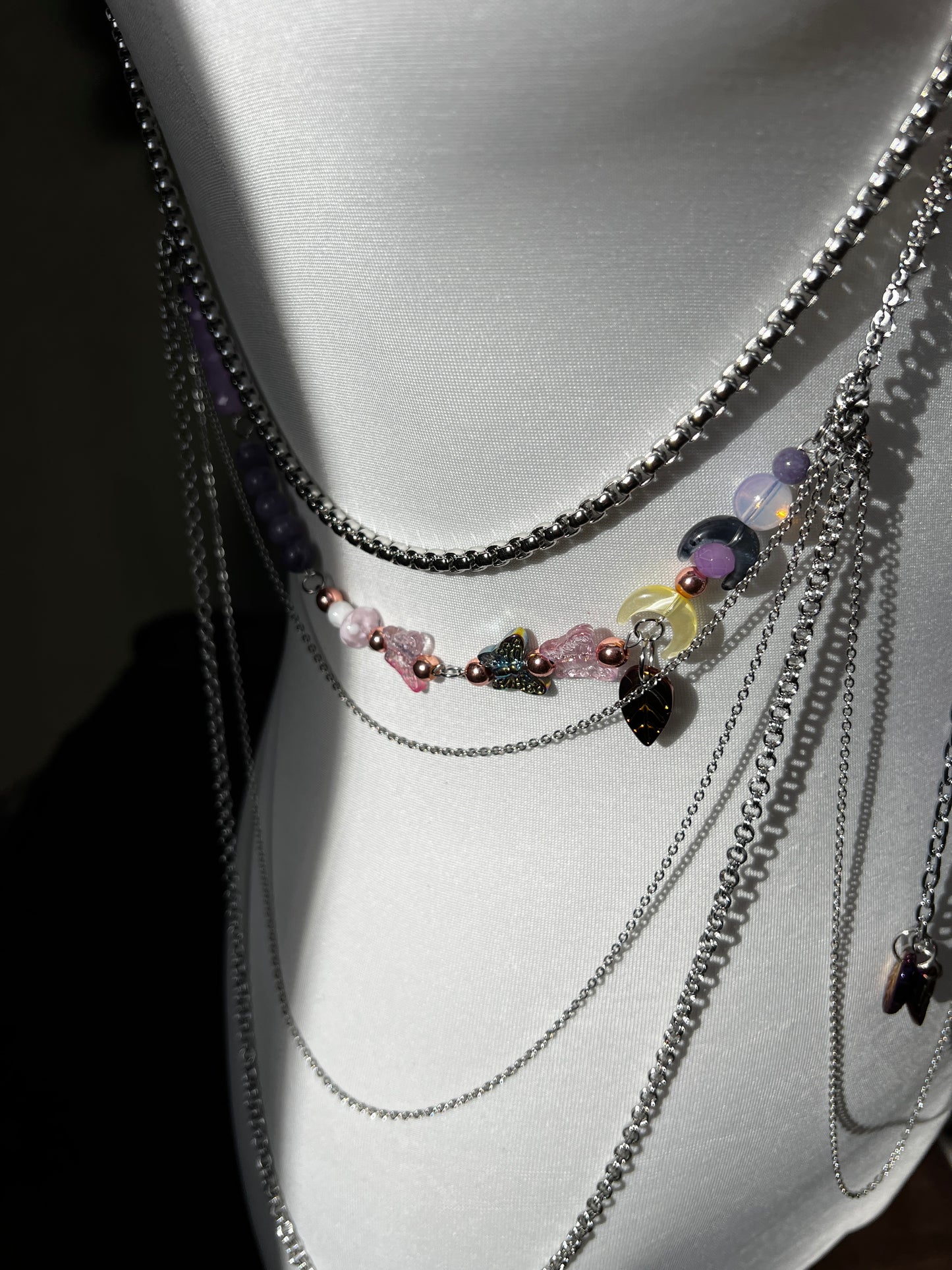 Elixir Body Armor - Chain & Beaded Harness + Stack Chokers