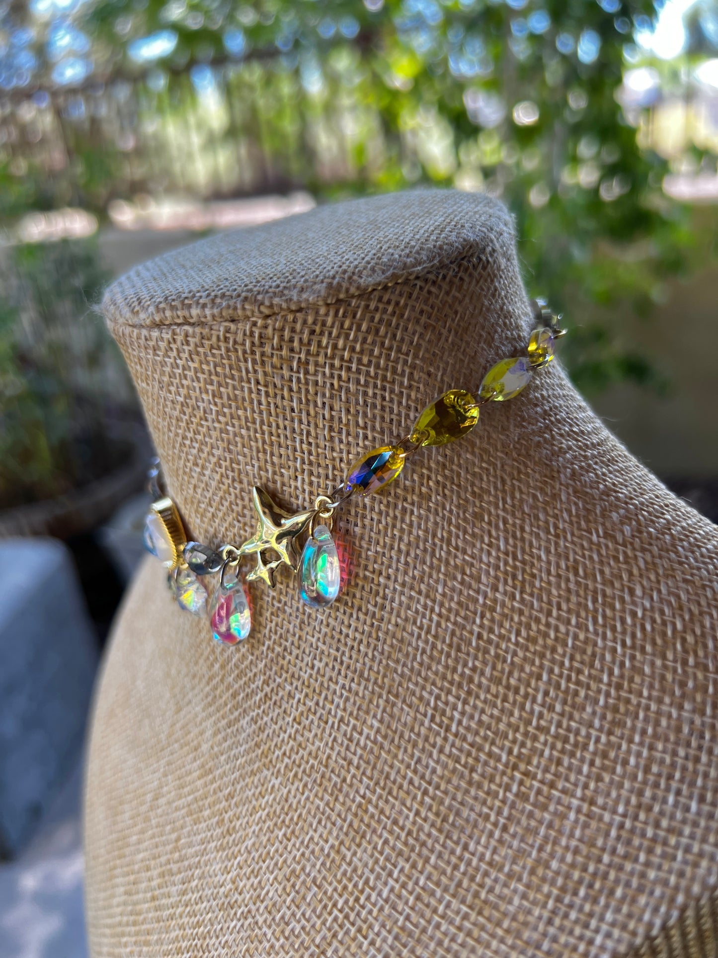 Milky Way - Glass Crystal Choker