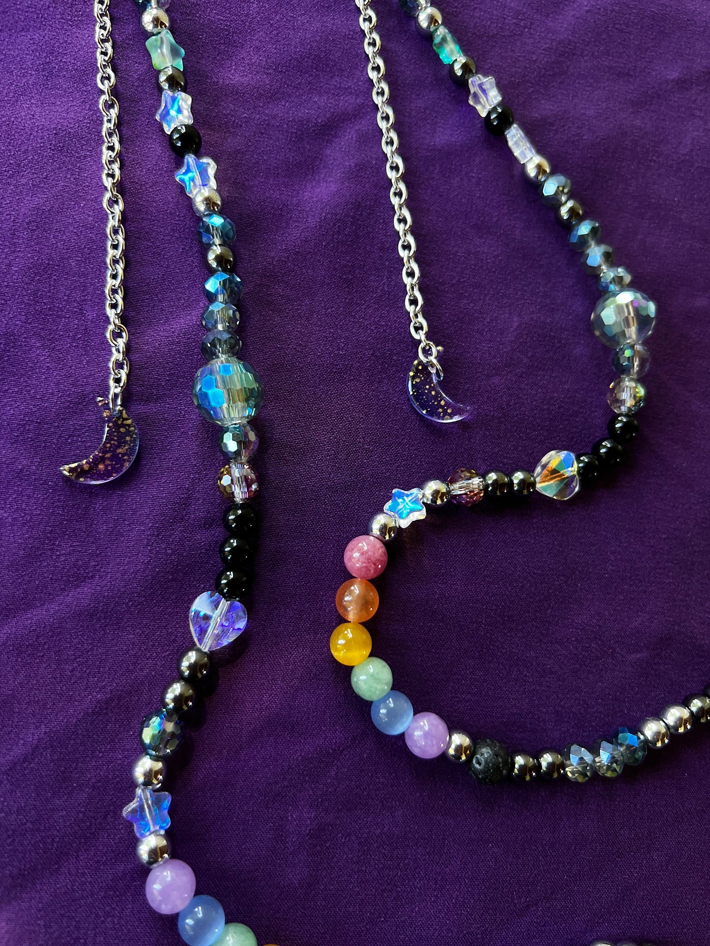 Moon Shadow - Sunglasses + Chain Set