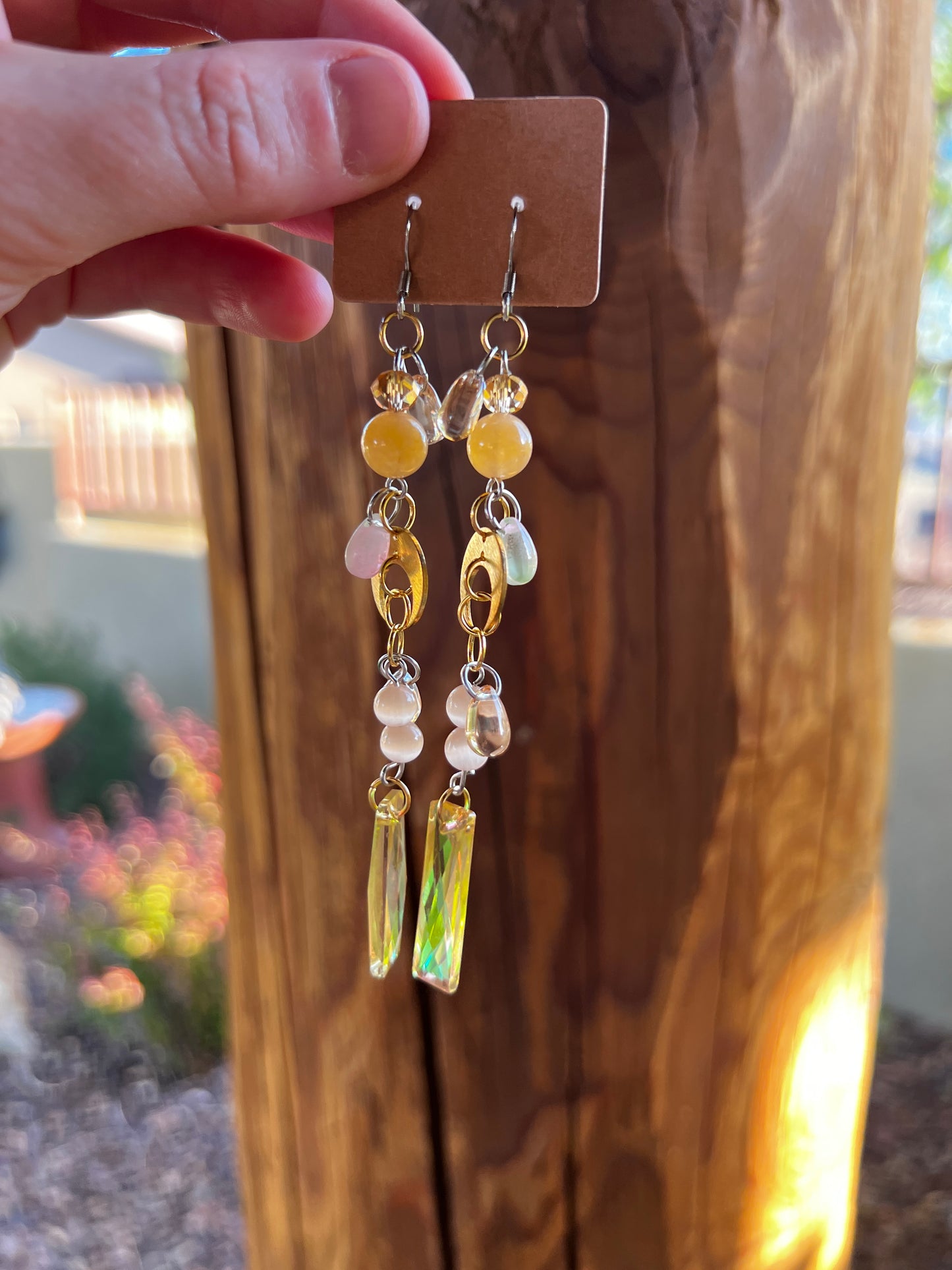 Everlasting Light - Large Half Moon Dangles