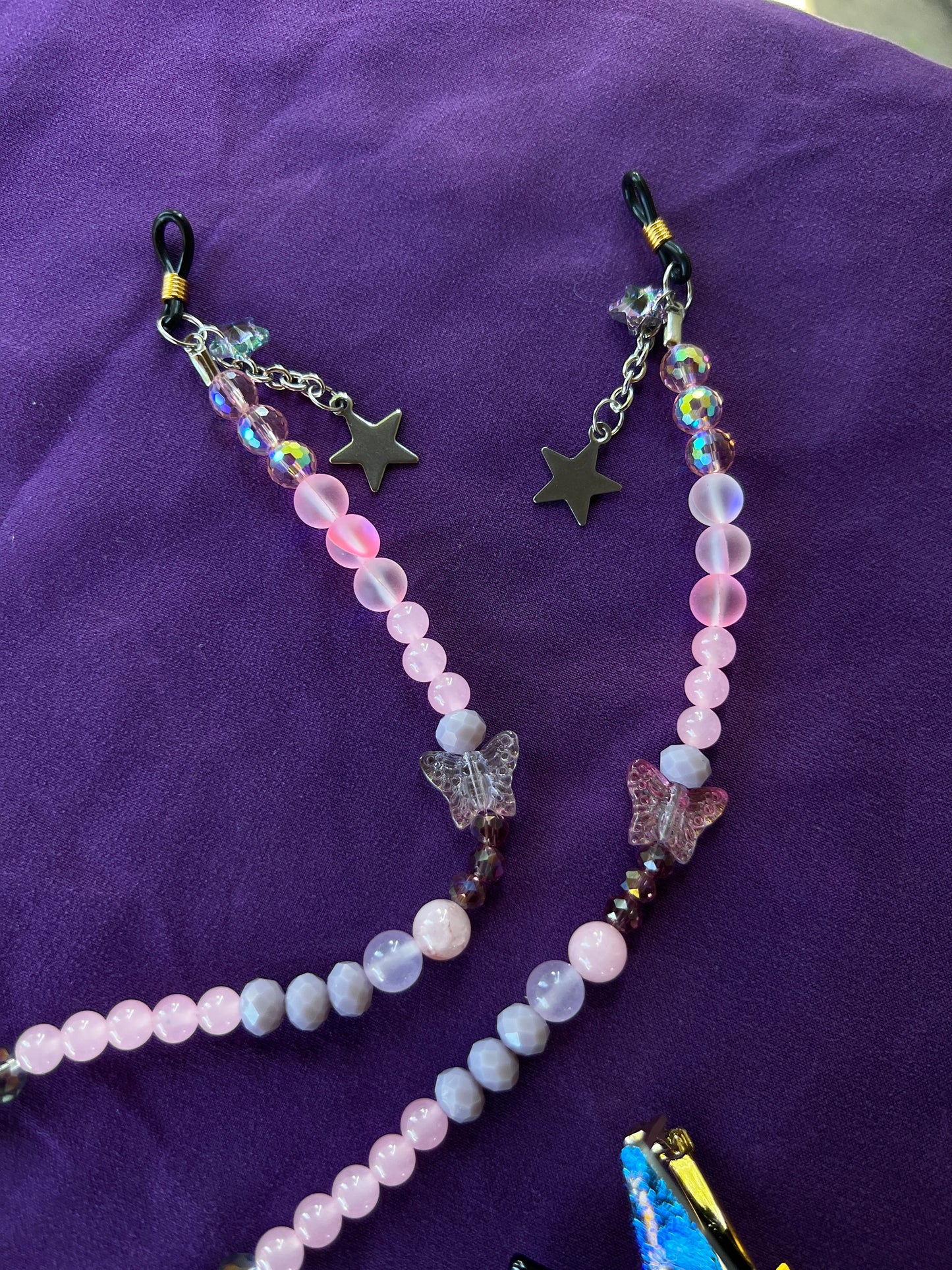 Iridescent Soul - Sunglasses + Chain Set