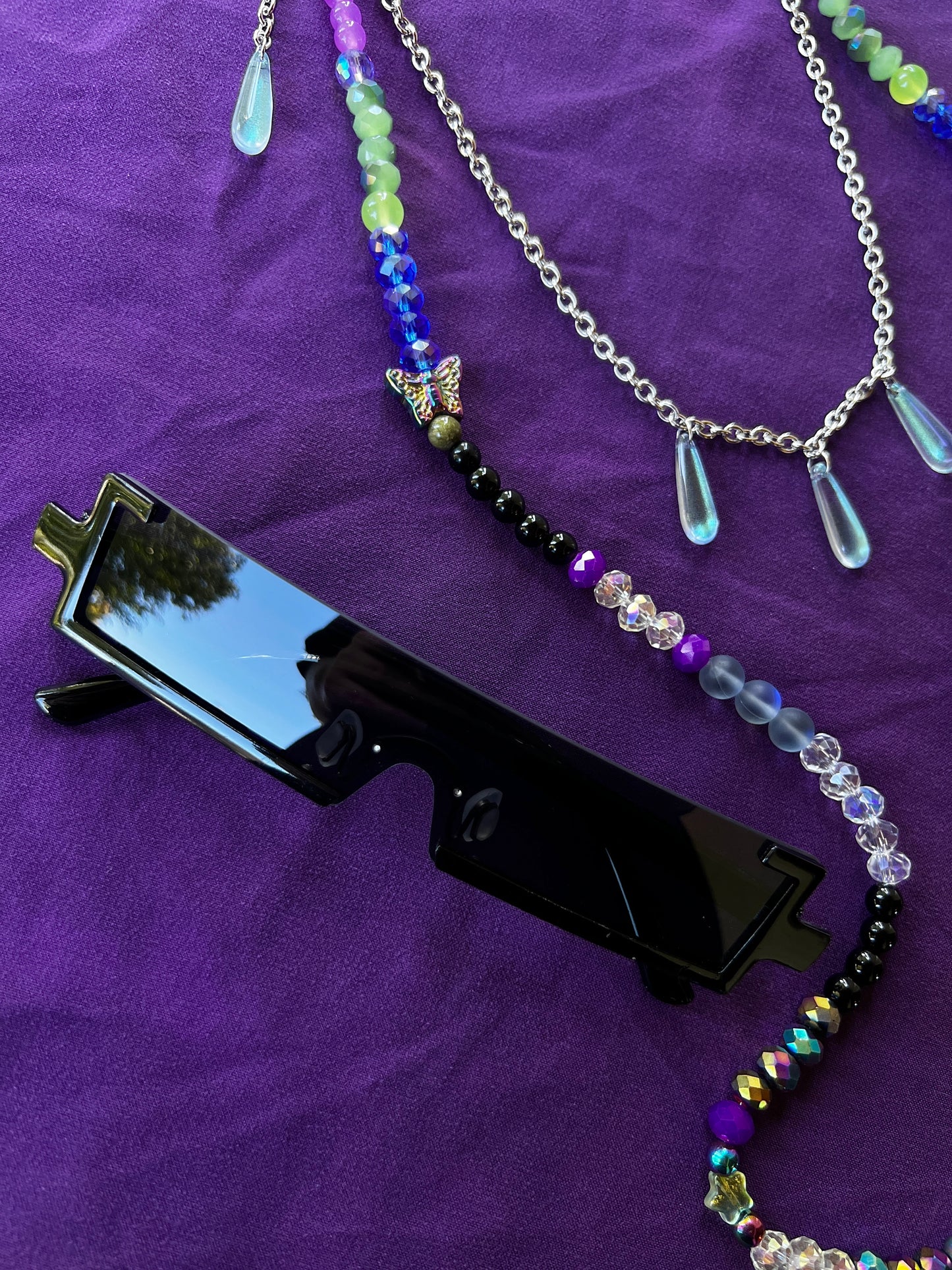 Sand Serpent - Sunglasses + Chain Set