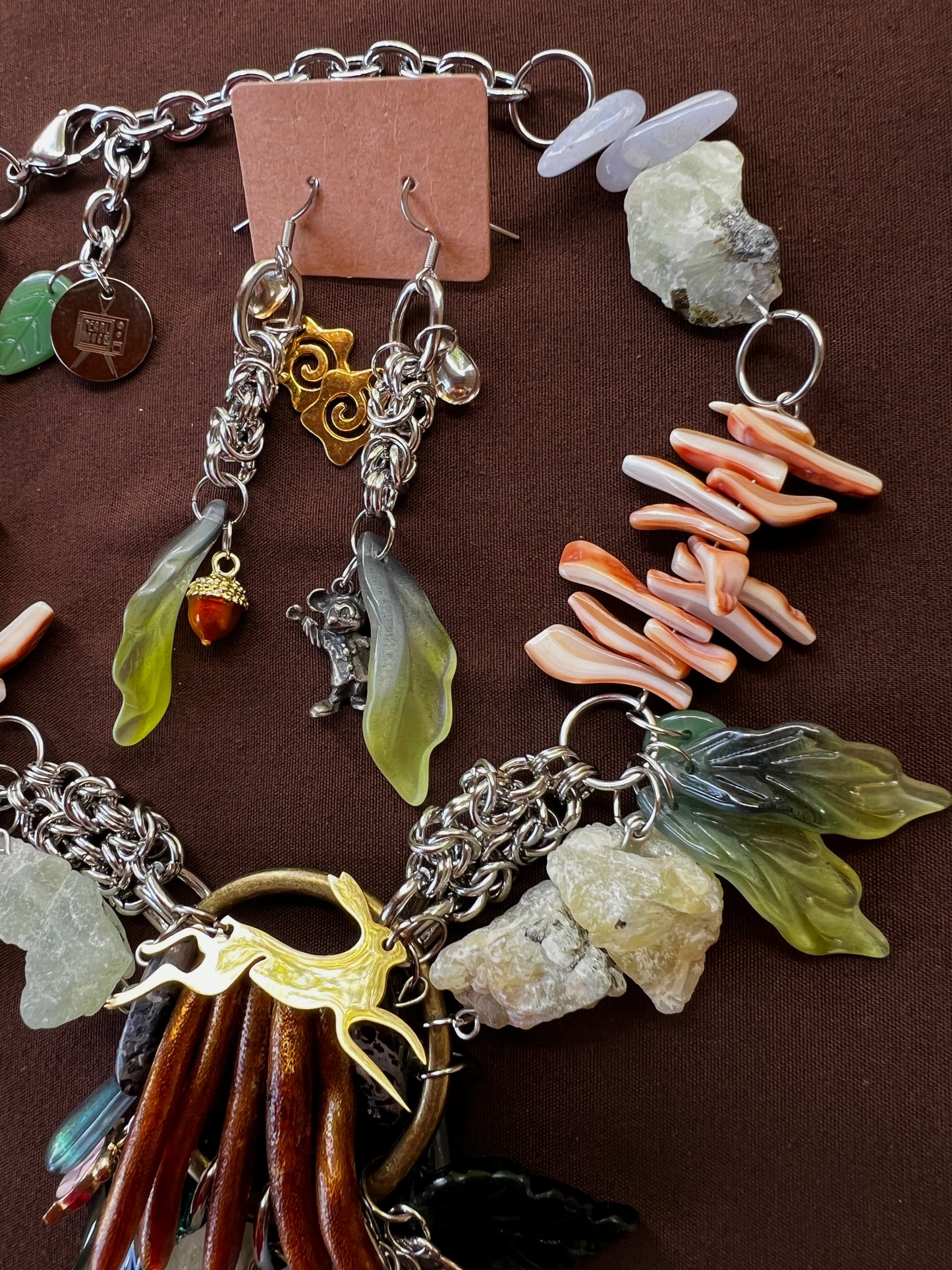 Down the Rabbit Hole - Fantasy Chain + Earrings