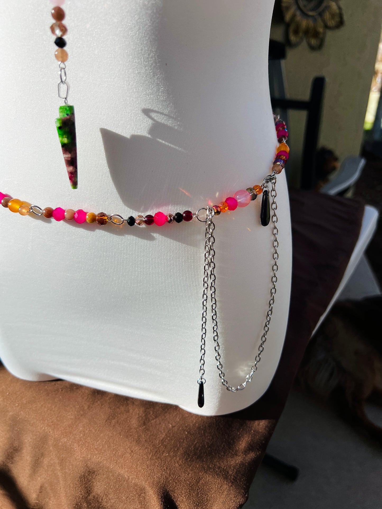 Neon Nebula - Cosmic Drip Chain + Waist Chain