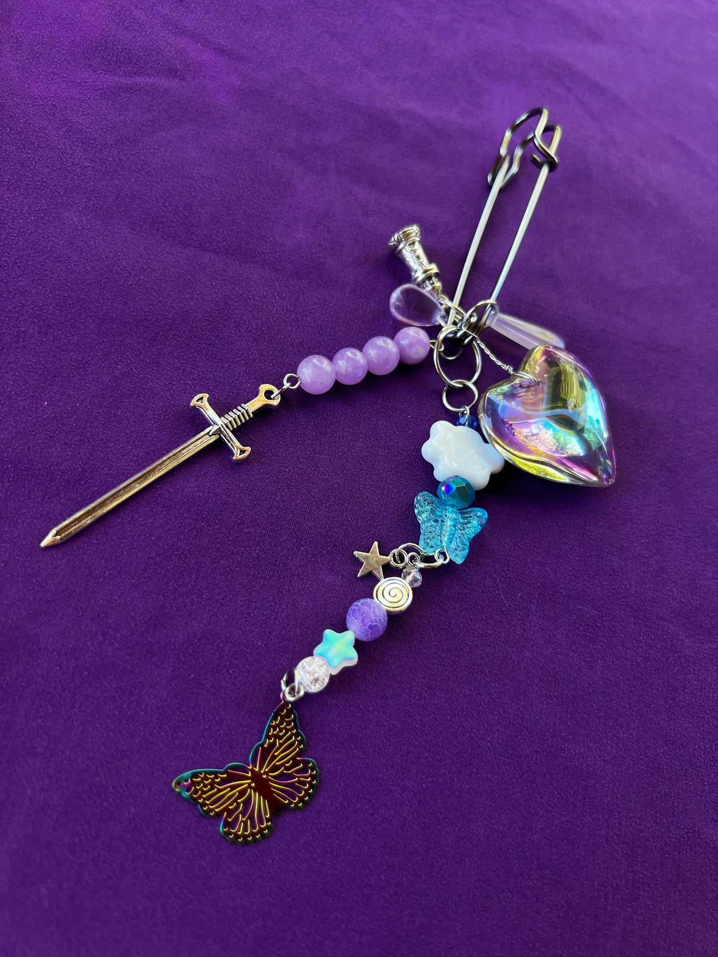 Stretch Necklace + Pashmina Pin