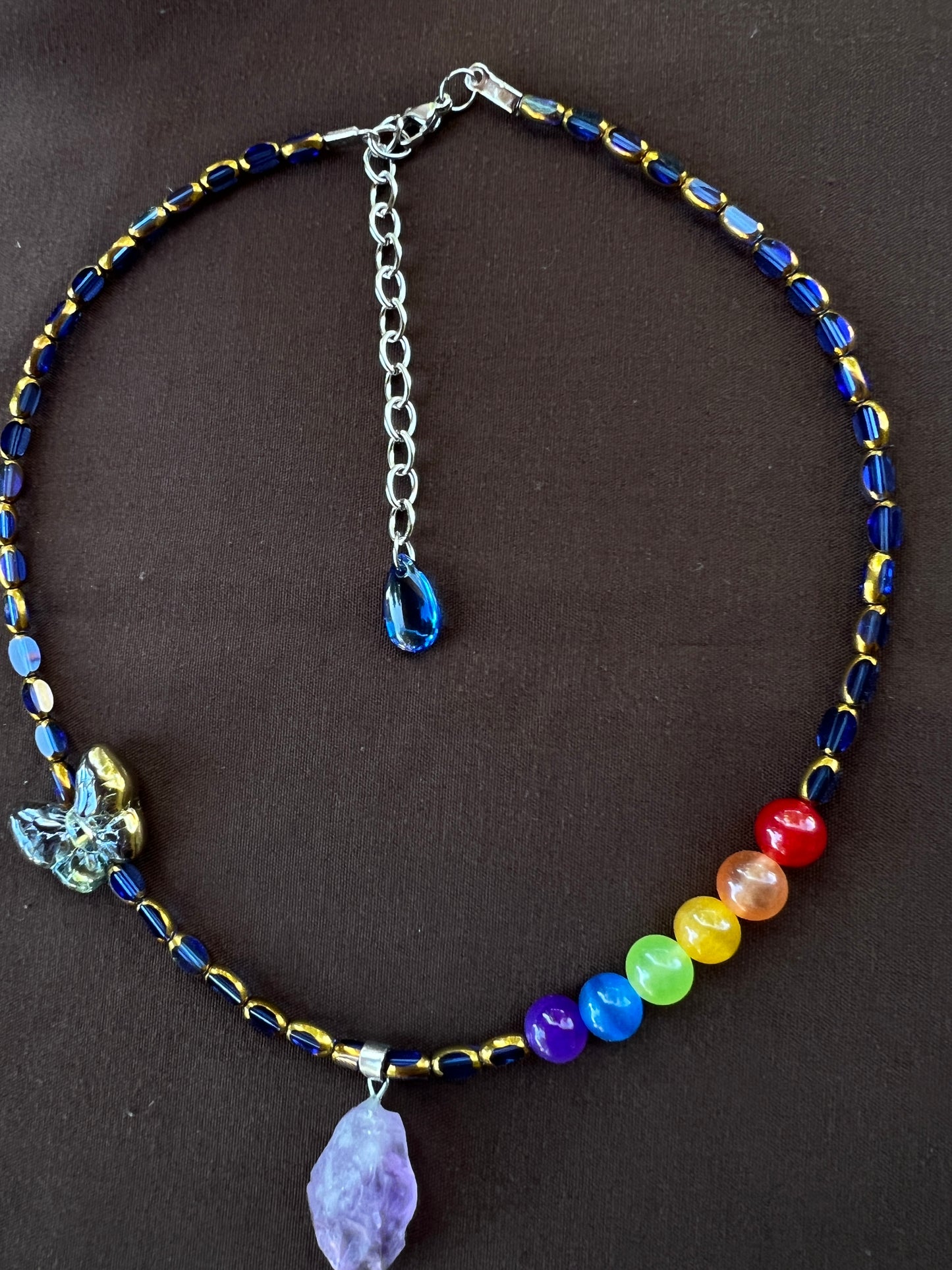 Rainbow Visions - Glass Stack Necklace