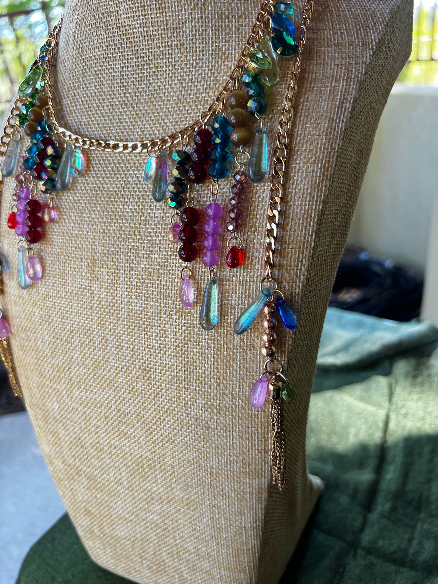 Secret Garden - Face Chain or Wrap Necklace