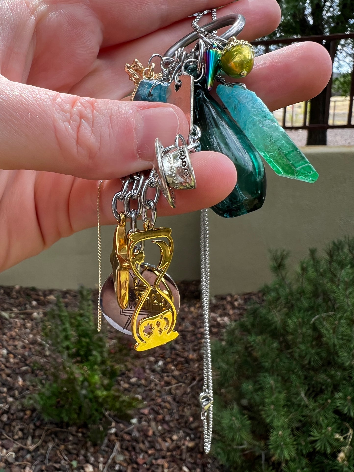 Drink Me Potion Bottle > three colors < - Trinket Chain