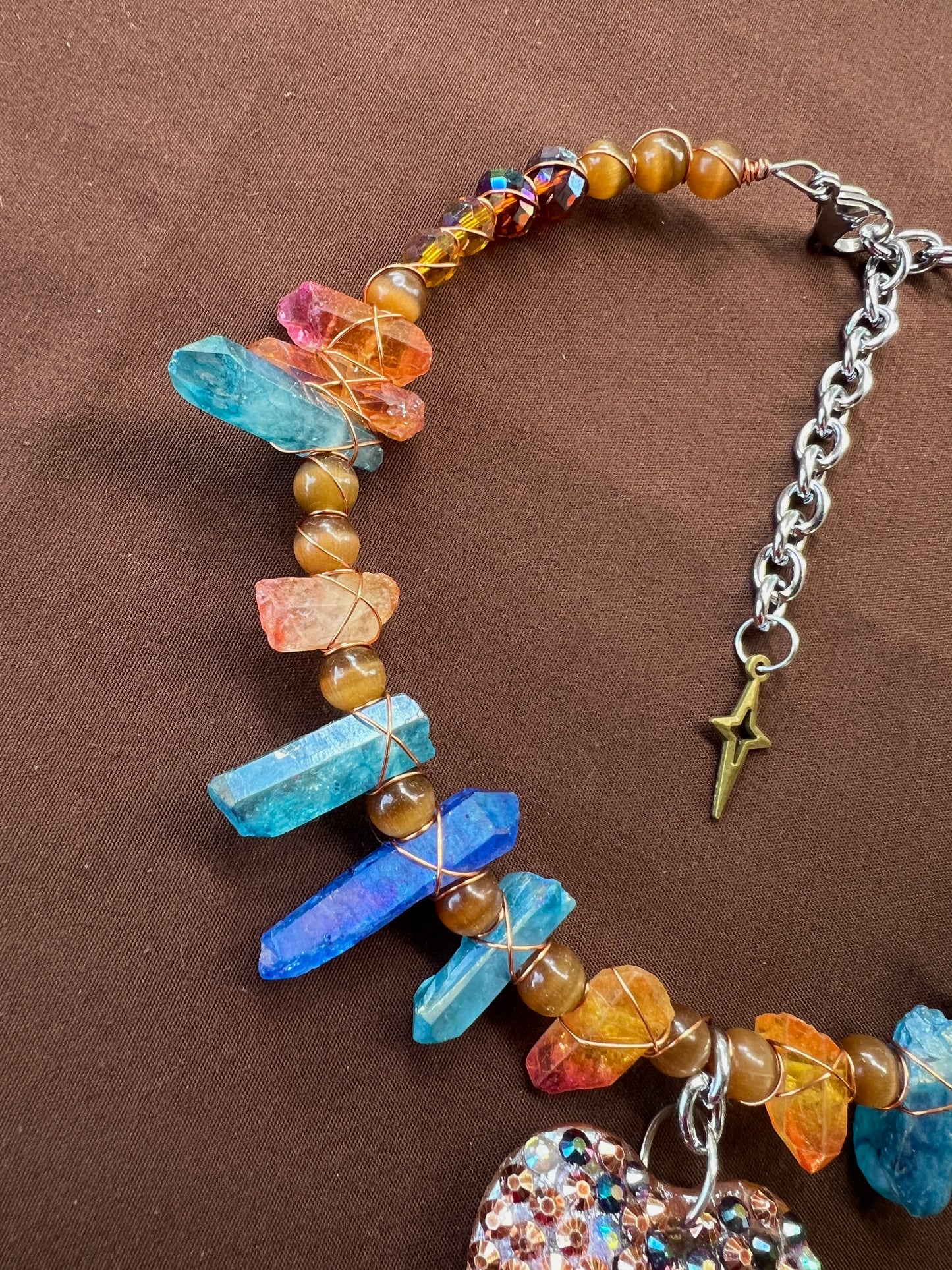 Raven Like a Writing Desk - Crystal Choker