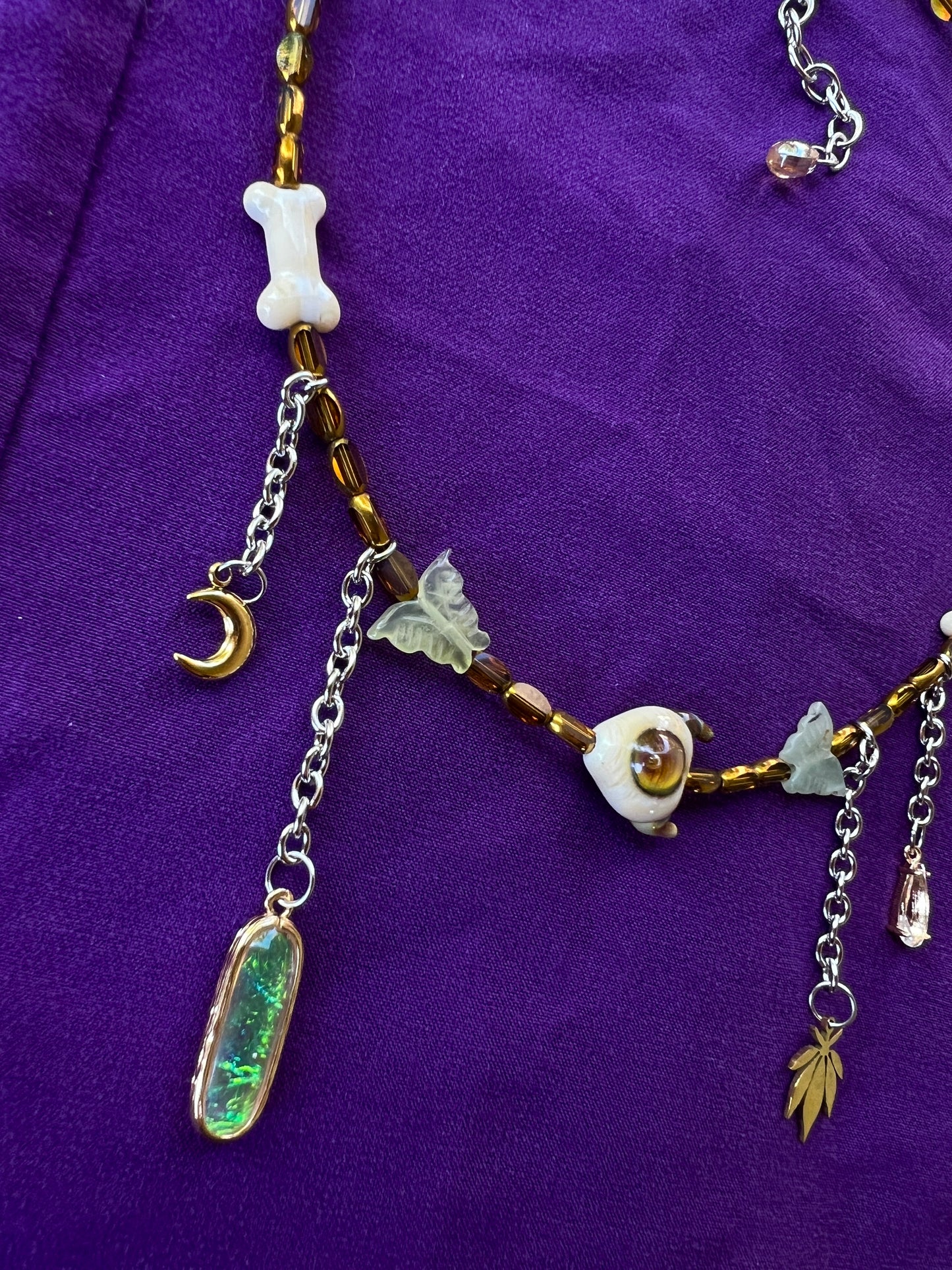 I Feel it in My Bones - Glass Stack Necklace