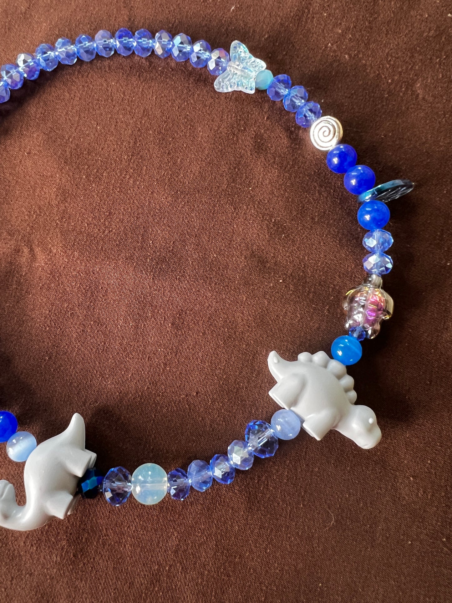 Big Blue - Stretch Necklace