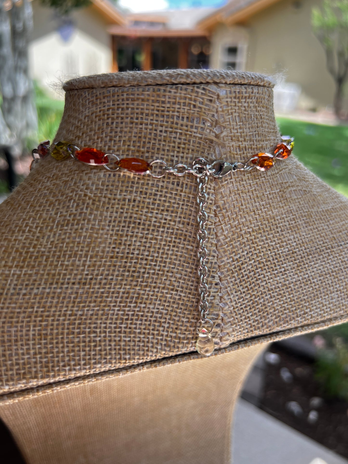 Mischief - Crystal Choker + Stud Set
