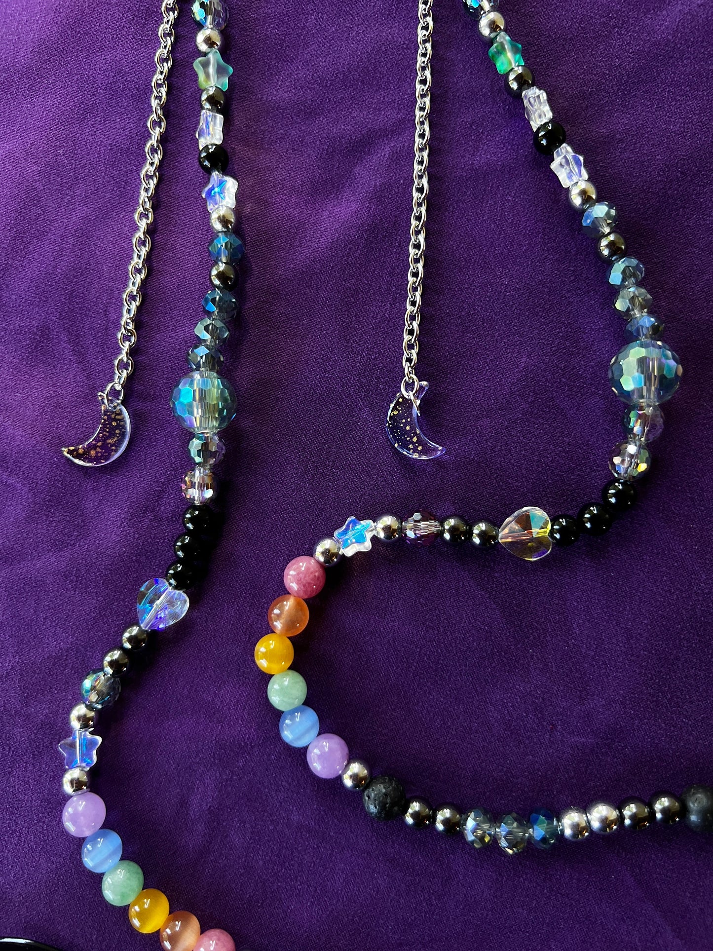 Moon Shadow - Sunglasses + Chain Set