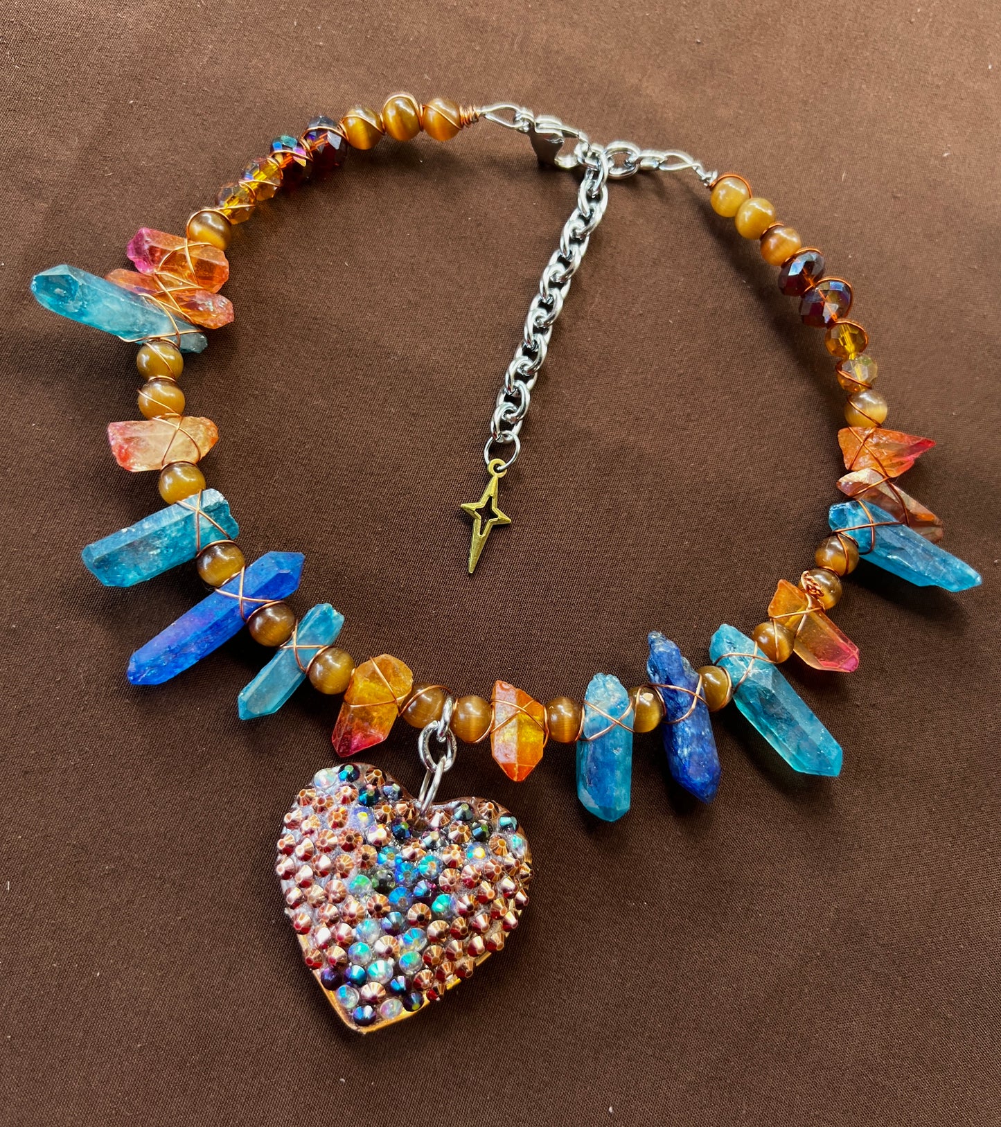 Raven Like a Writing Desk - Crystal Choker
