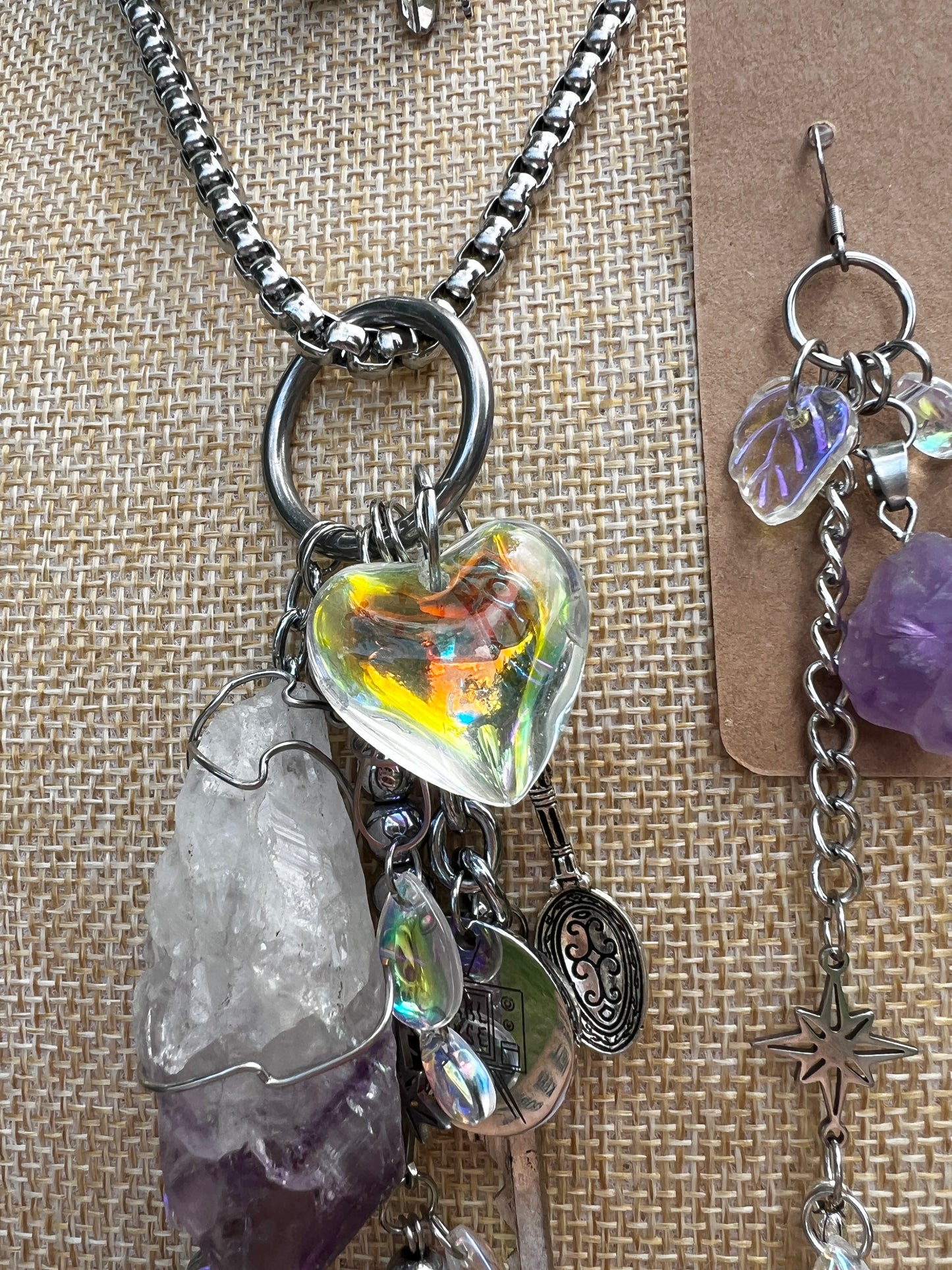 Curiouser & Curiouser - Stacked Trinket Chains + Earrings