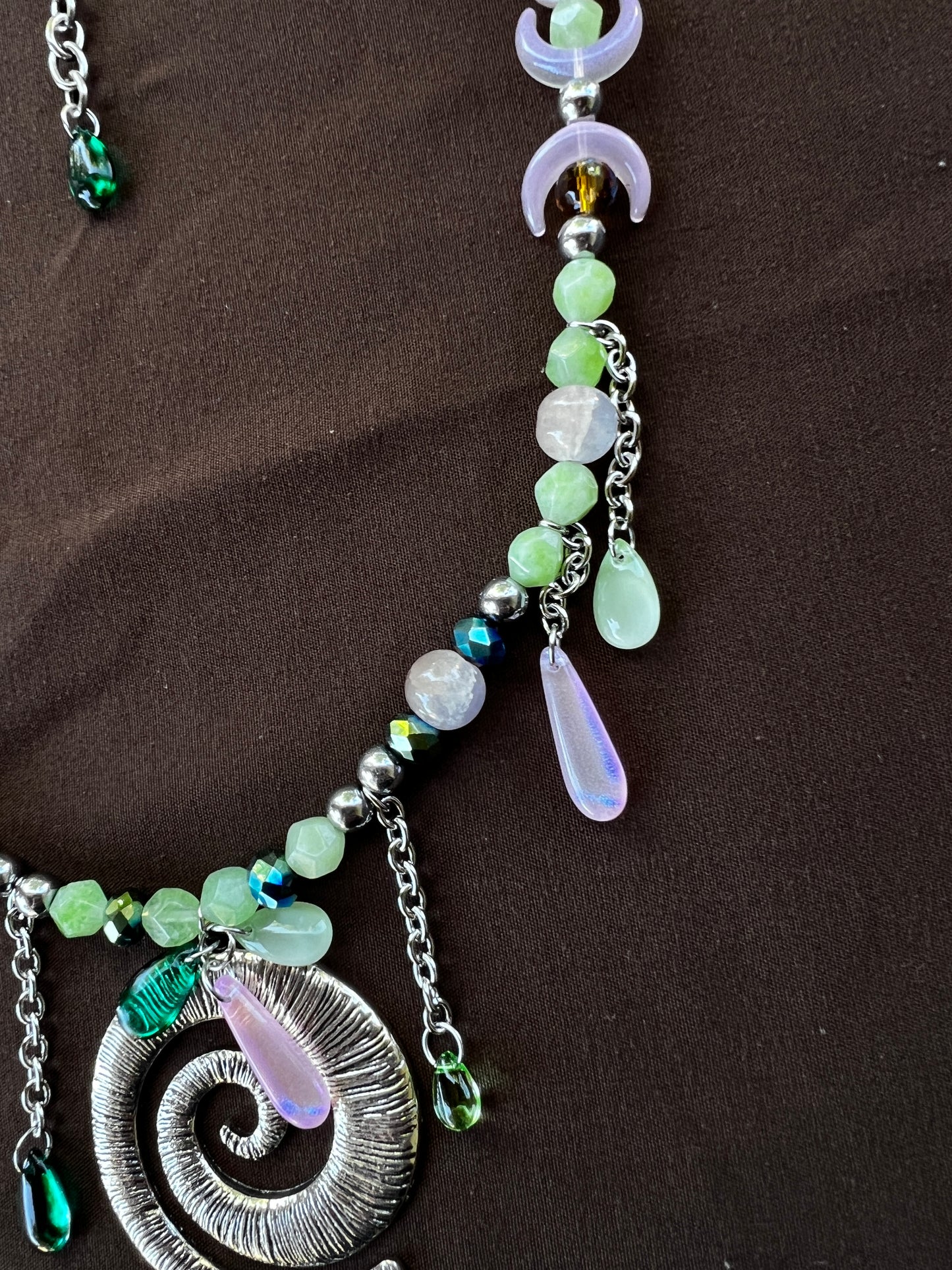 New Moon - Glass Stack Necklace
