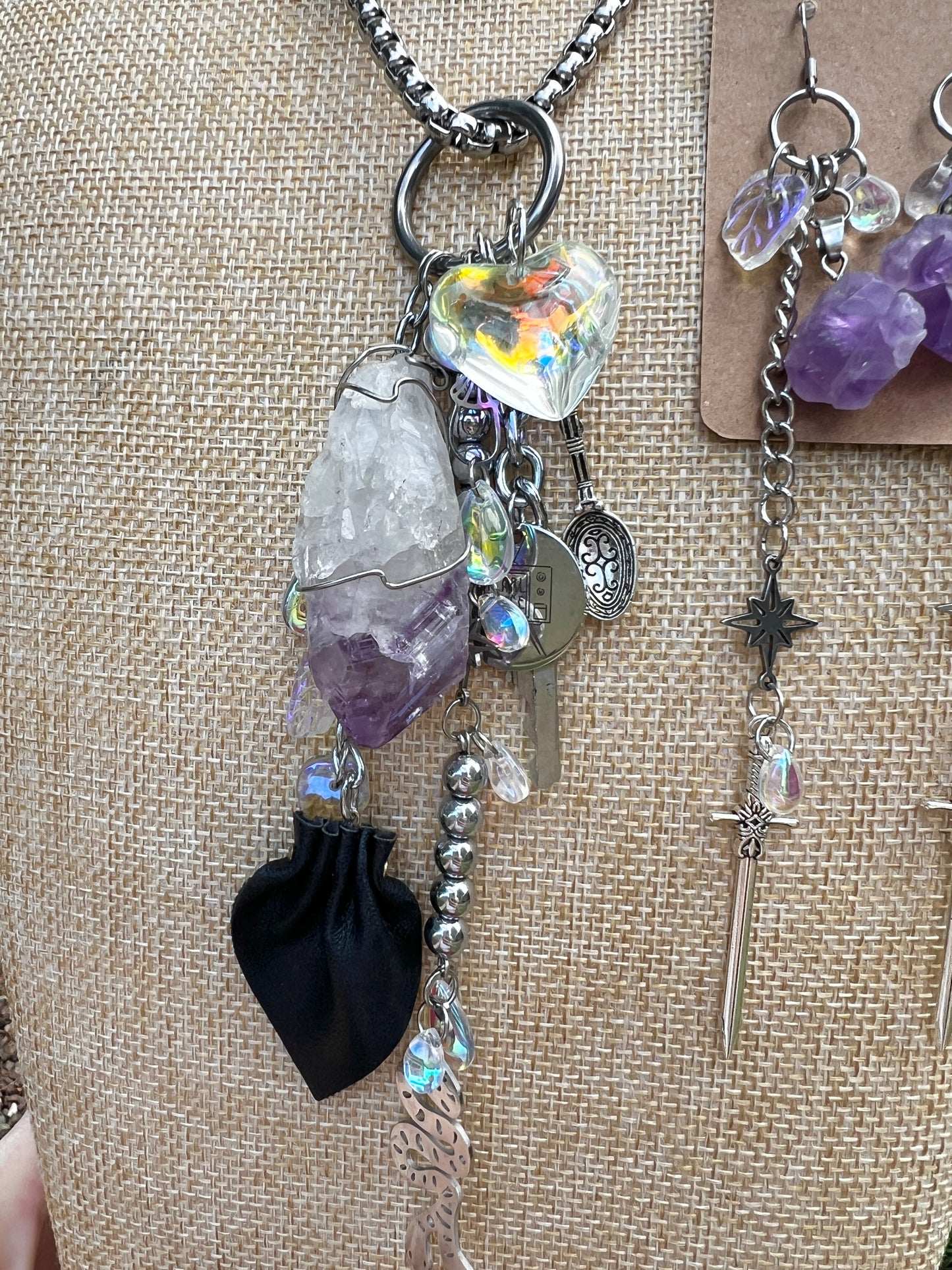 Curiouser & Curiouser - Stacked Trinket Chains + Earrings