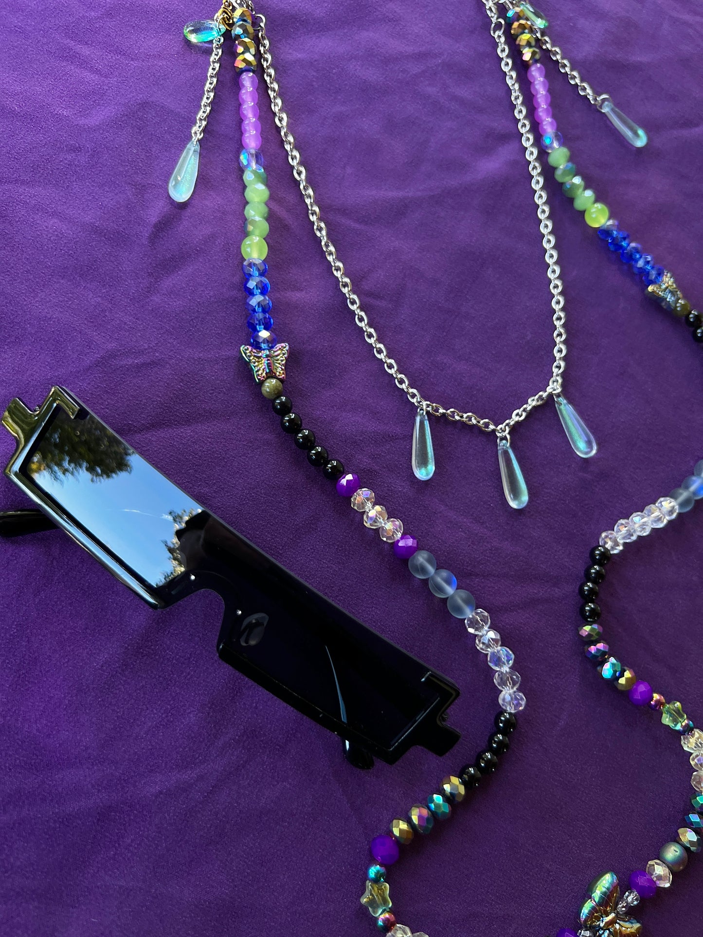 Sand Serpent - Sunglasses + Chain Set