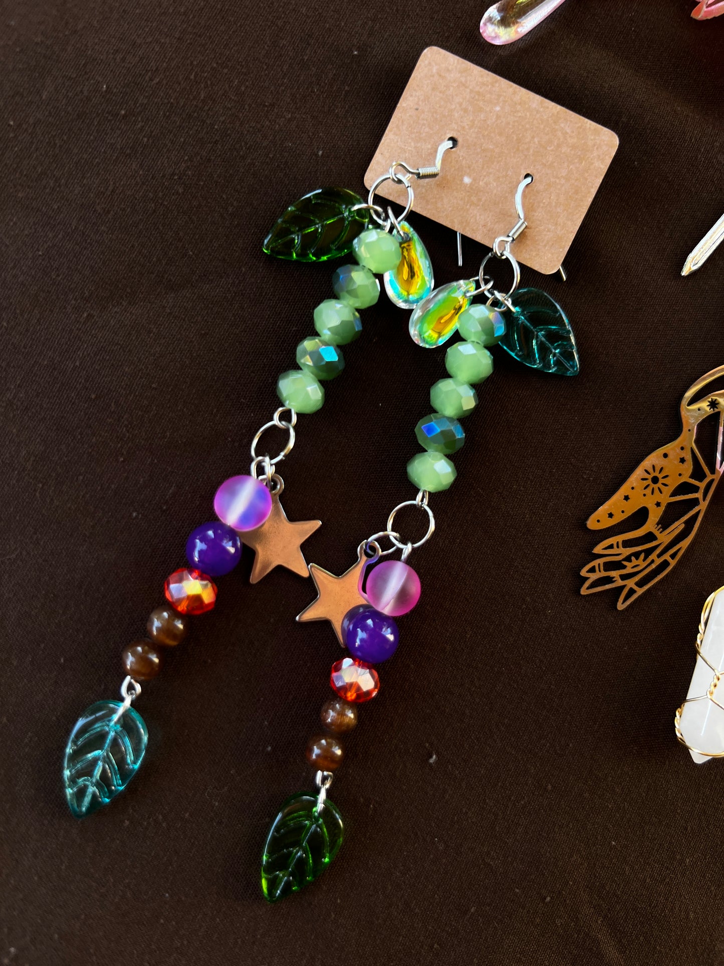 Midnight Blossom - Fantasy Chain + Earrings