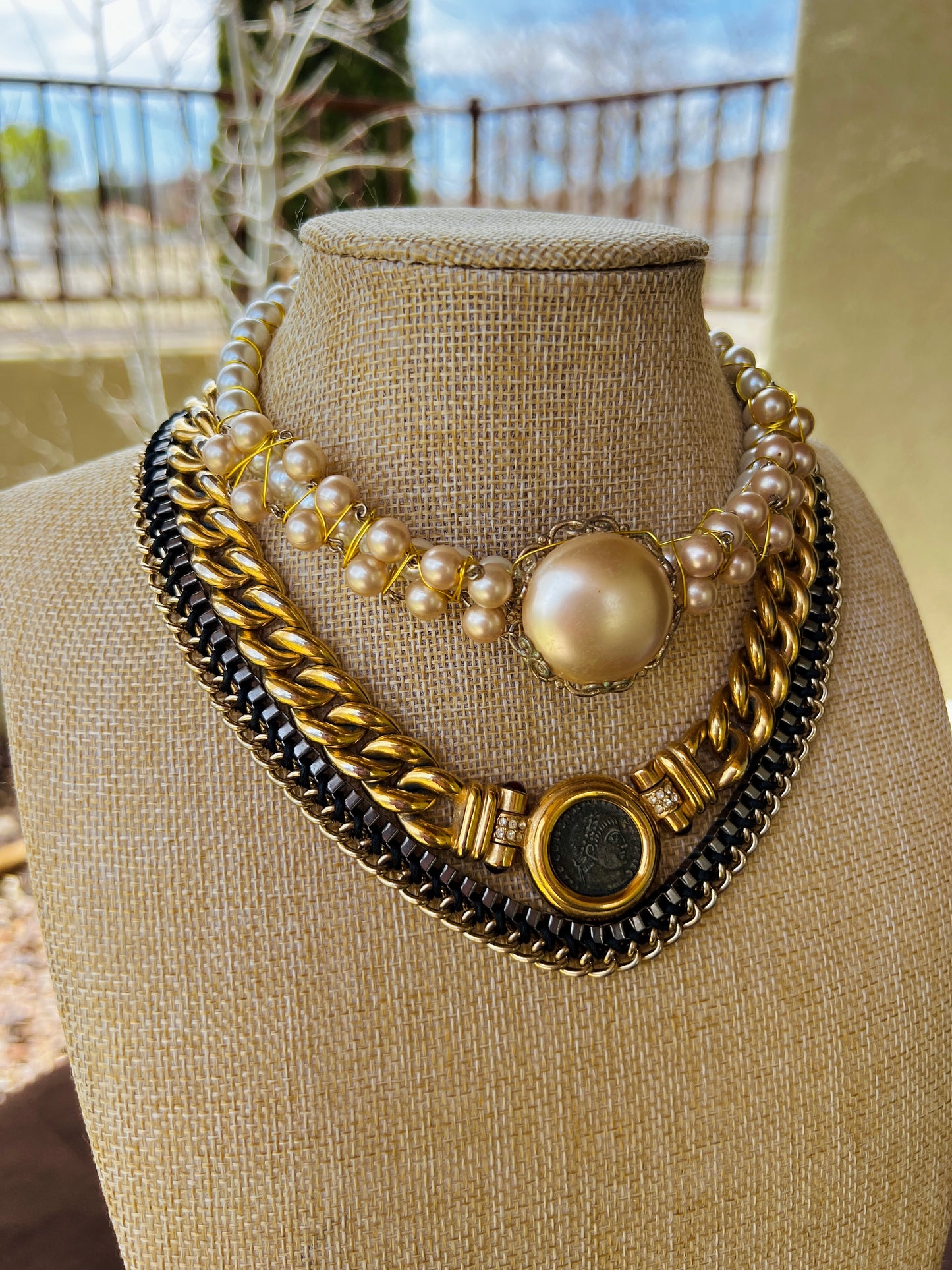 Golden Milk - 3 Piece Reclaimed Stack Set