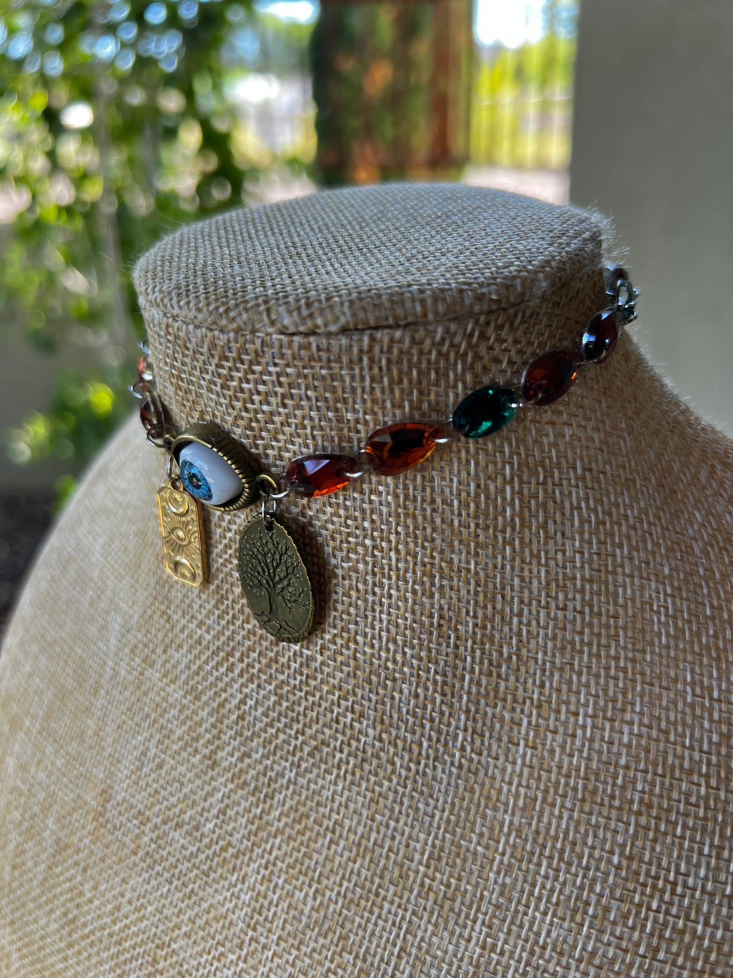 Embers - Glass Crystal Choker