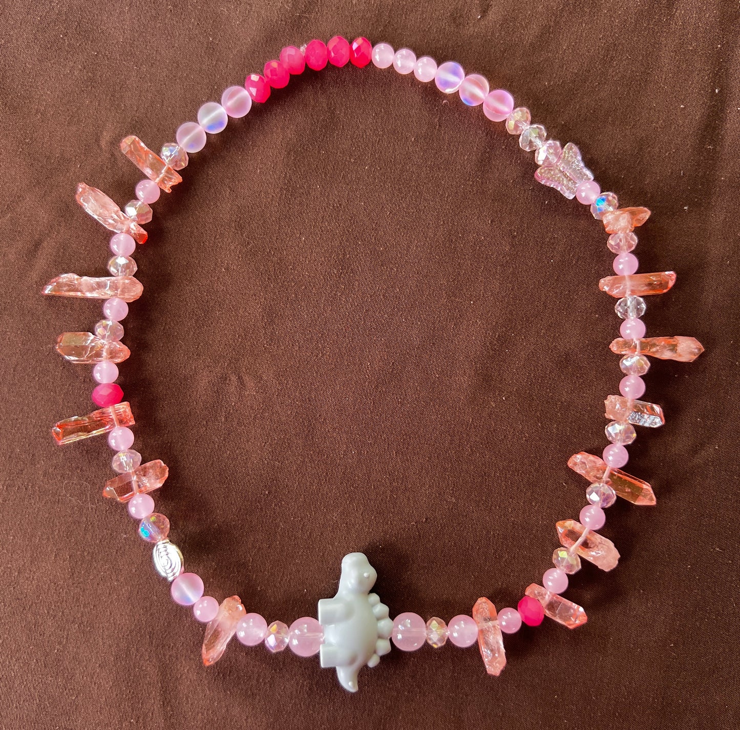 Pink Sunrise - Stretch Necklace