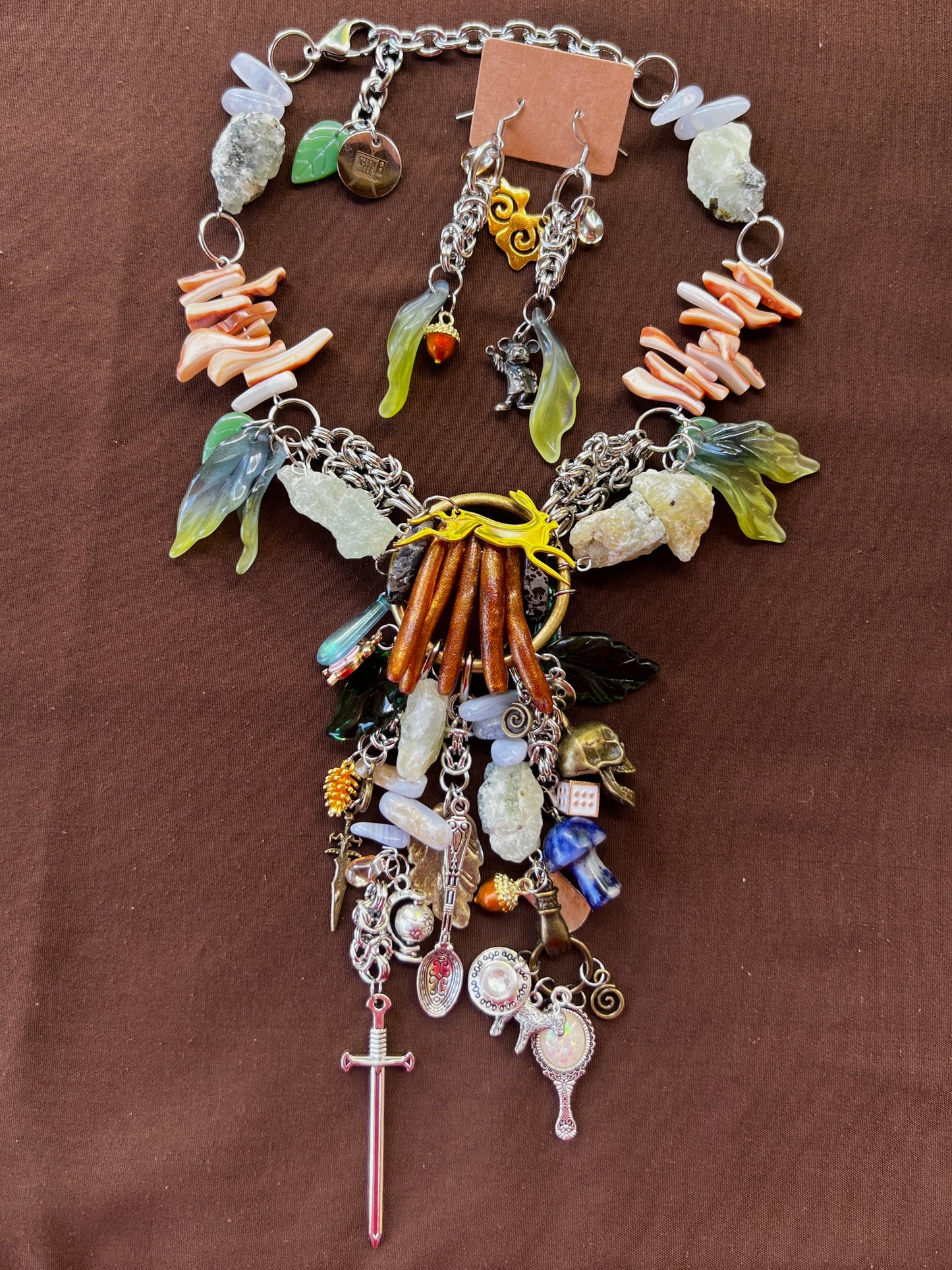 Down the Rabbit Hole - Fantasy Chain + Earrings