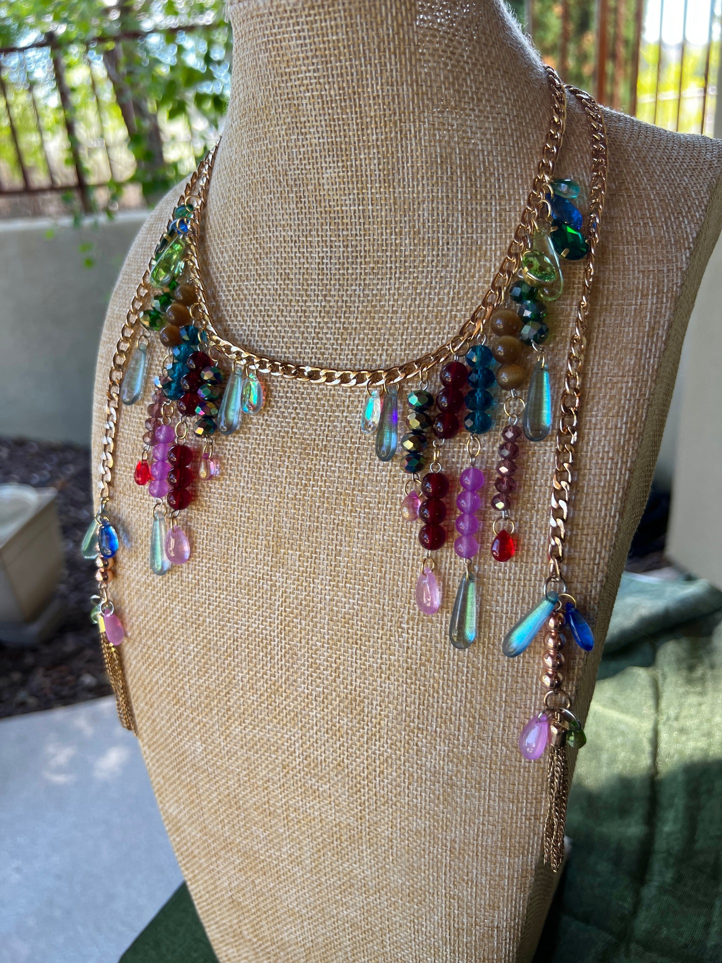 Secret Garden - Face Chain or Wrap Necklace
