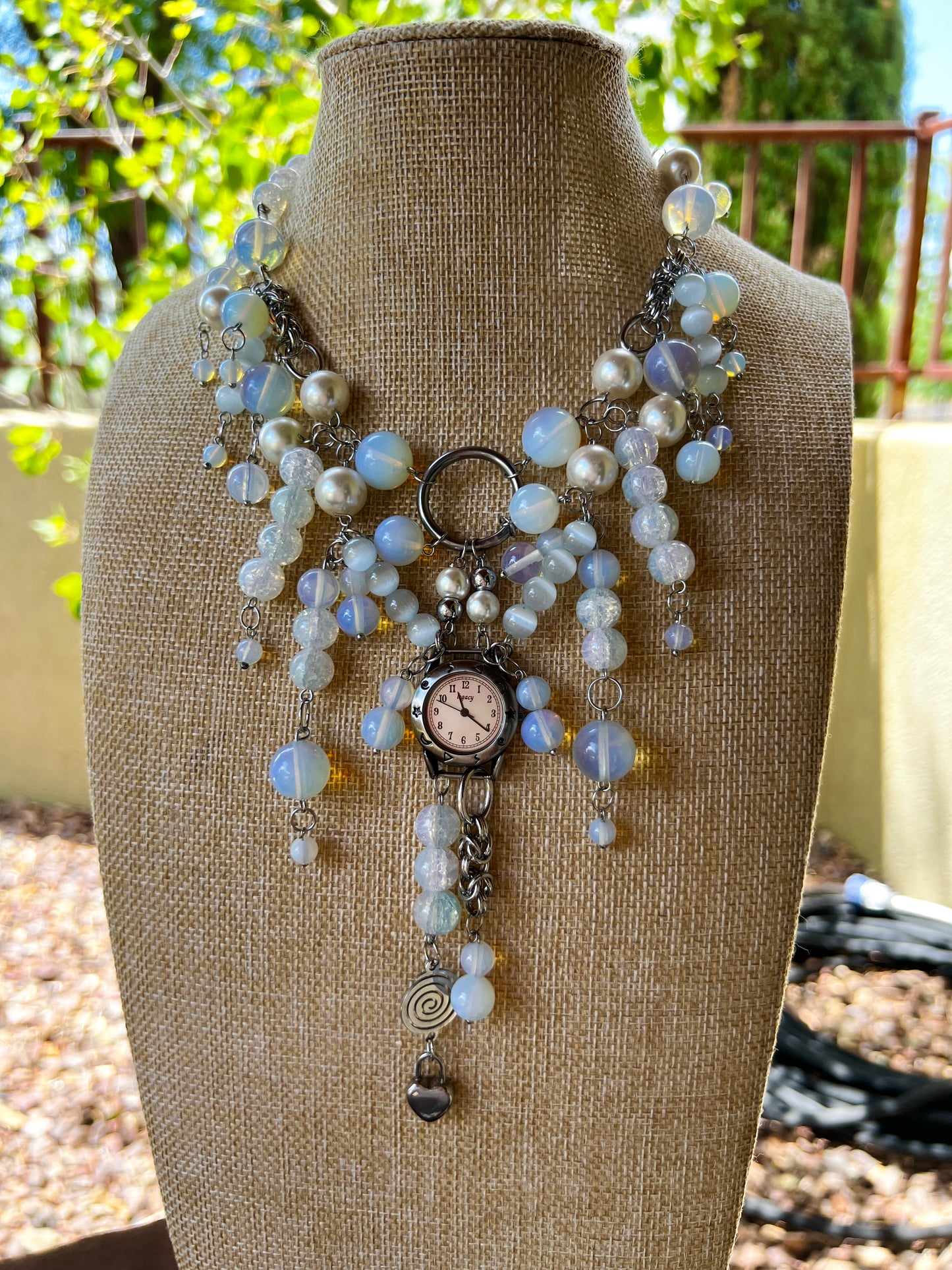 No Time to Say Hello Goodbye 3 Piece Set - Fantasy Chain + Hair Clip+ Earrings