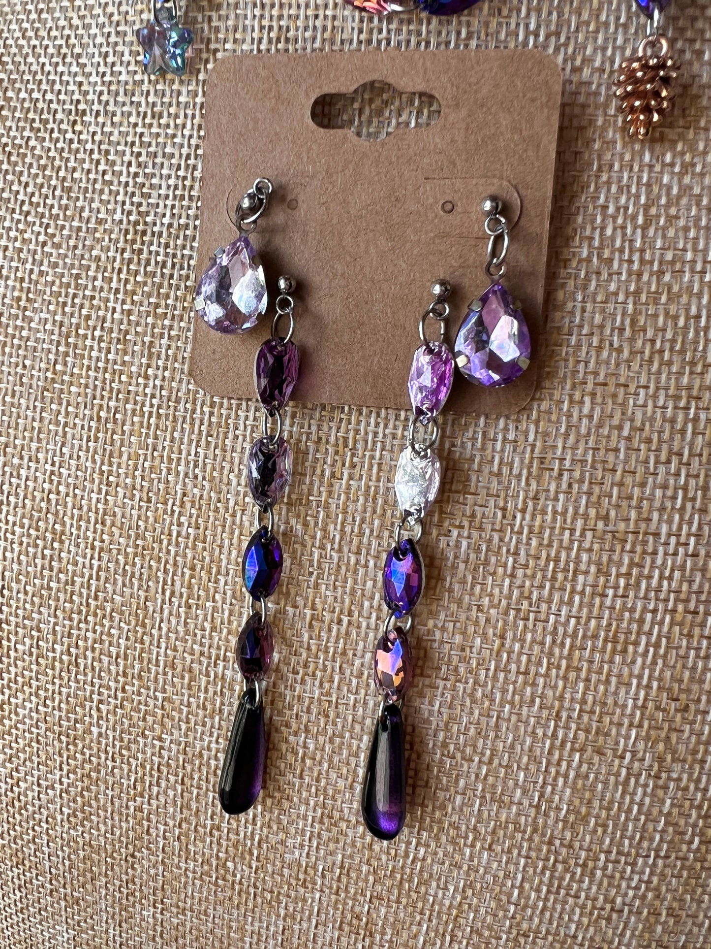 Violet Vision - Crystal Choker + Stud Set