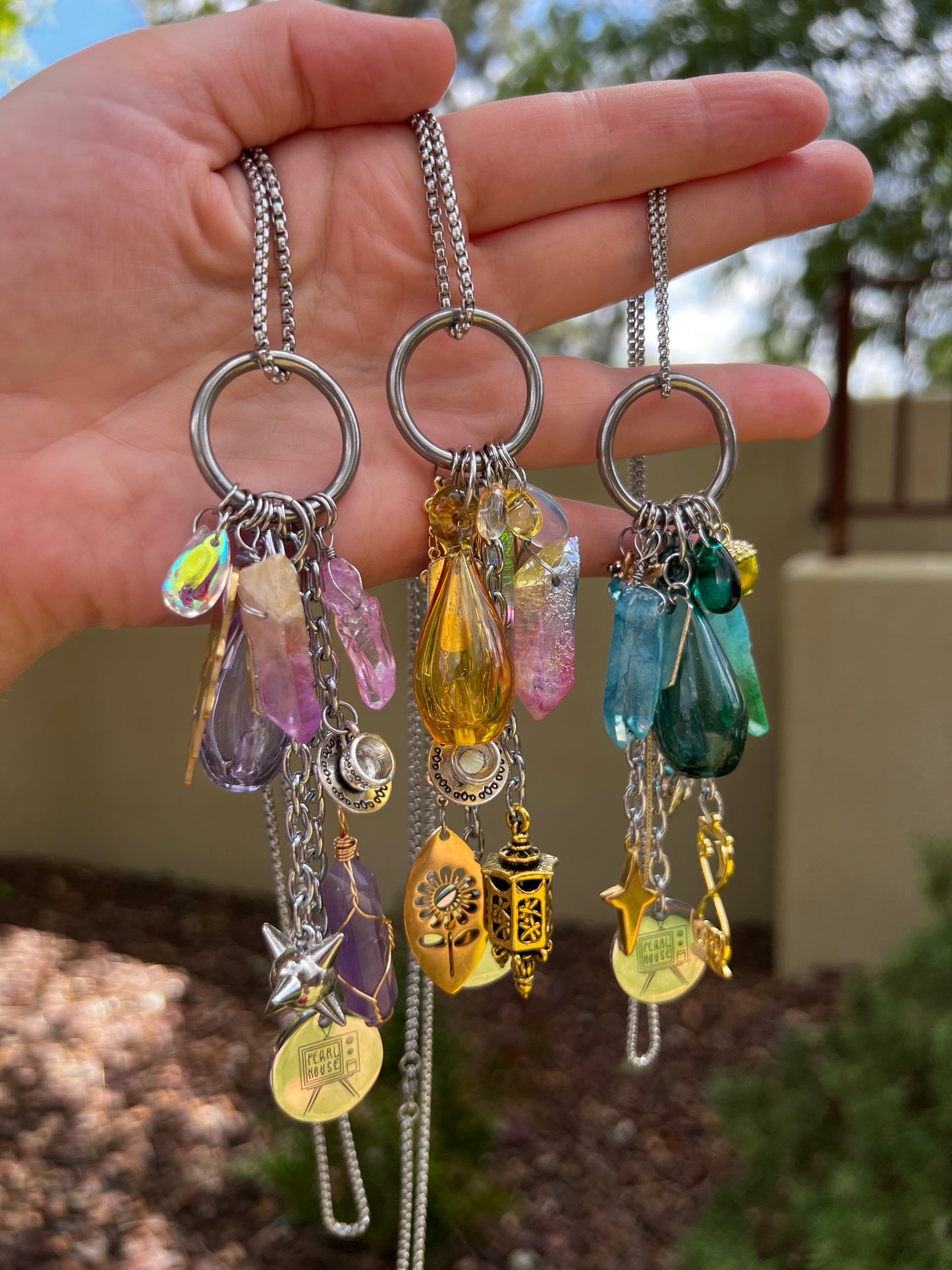 Drink Me Potion Bottle > three colors < - Trinket Chain