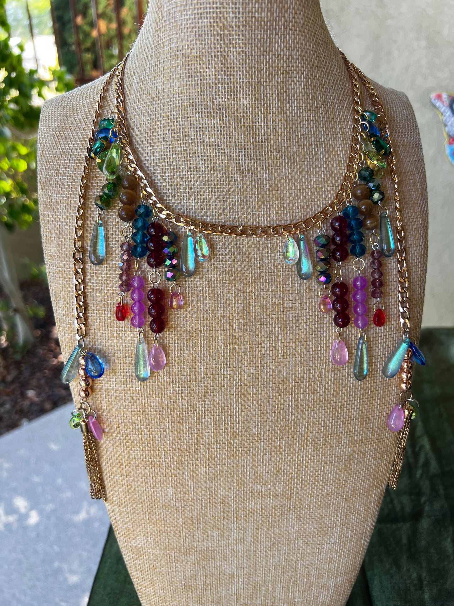 Secret Garden - Face Chain or Wrap Necklace