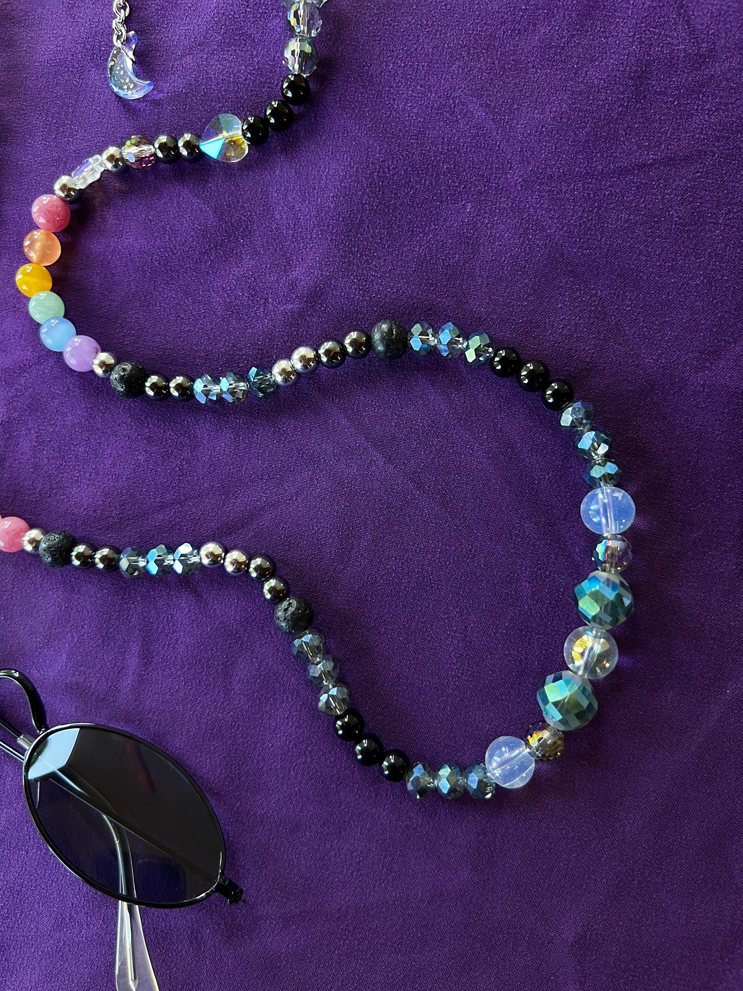 Moon Shadow - Sunglasses + Chain Set