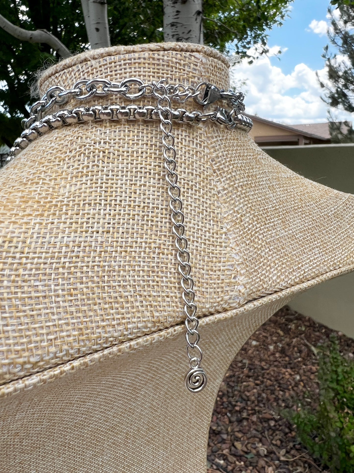 Curiouser & Curiouser - Stacked Trinket Chains + Earrings