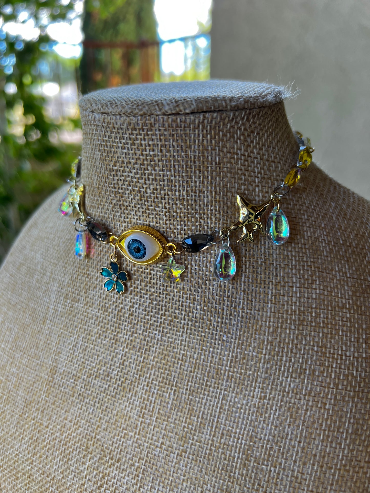 Milky Way - Glass Crystal Choker
