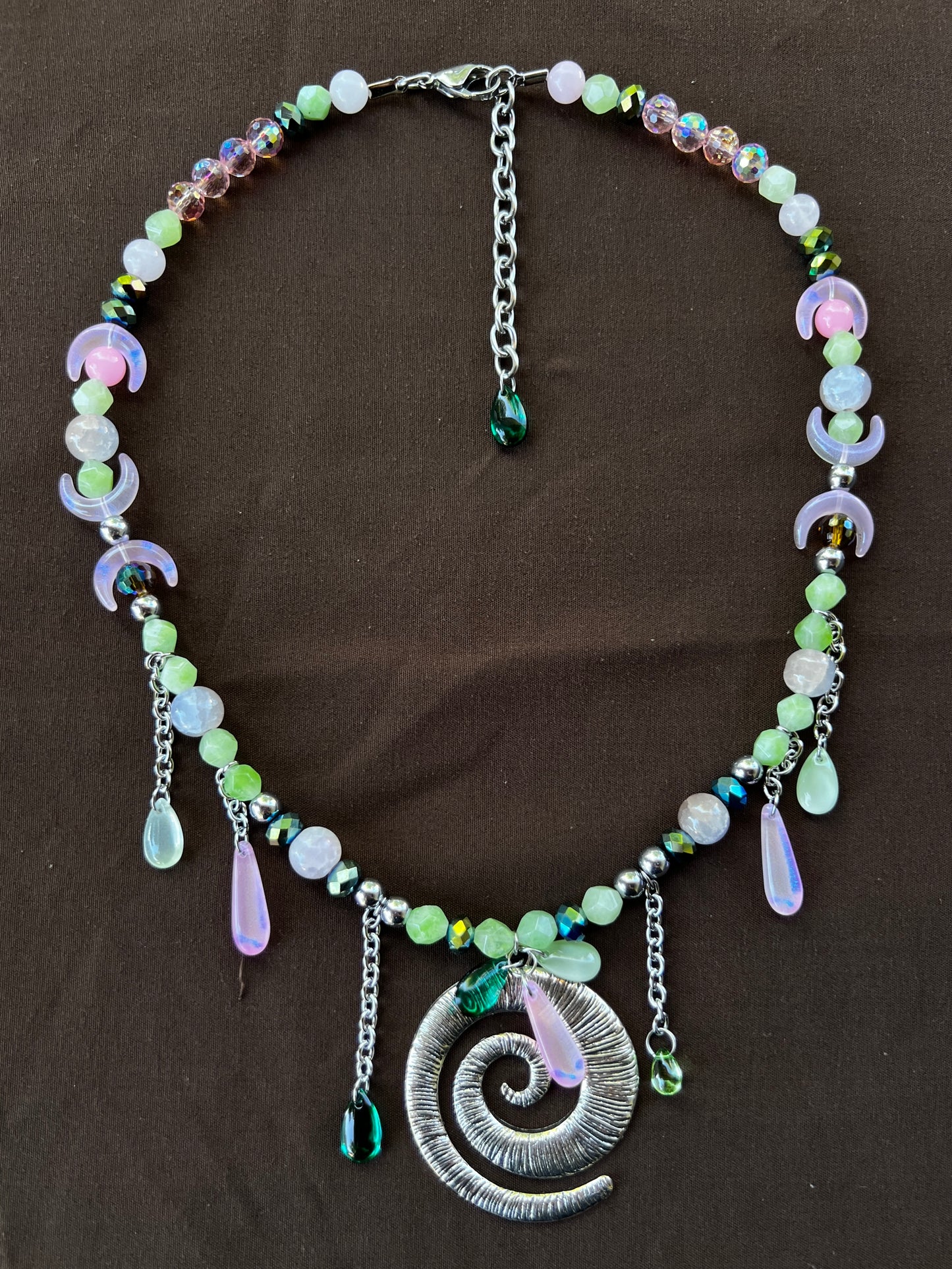 New Moon - Glass Stack Necklace