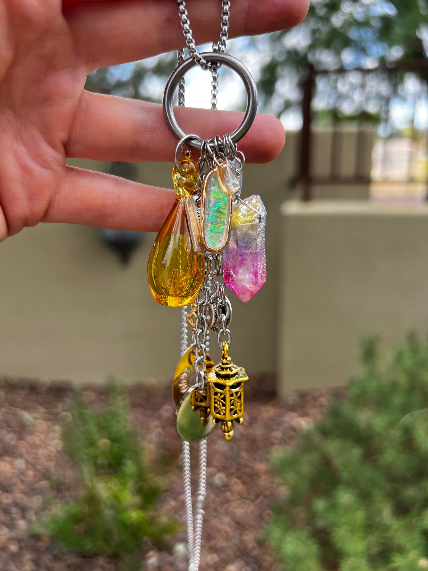 Drink Me Potion Bottle > three colors < - Trinket Chain