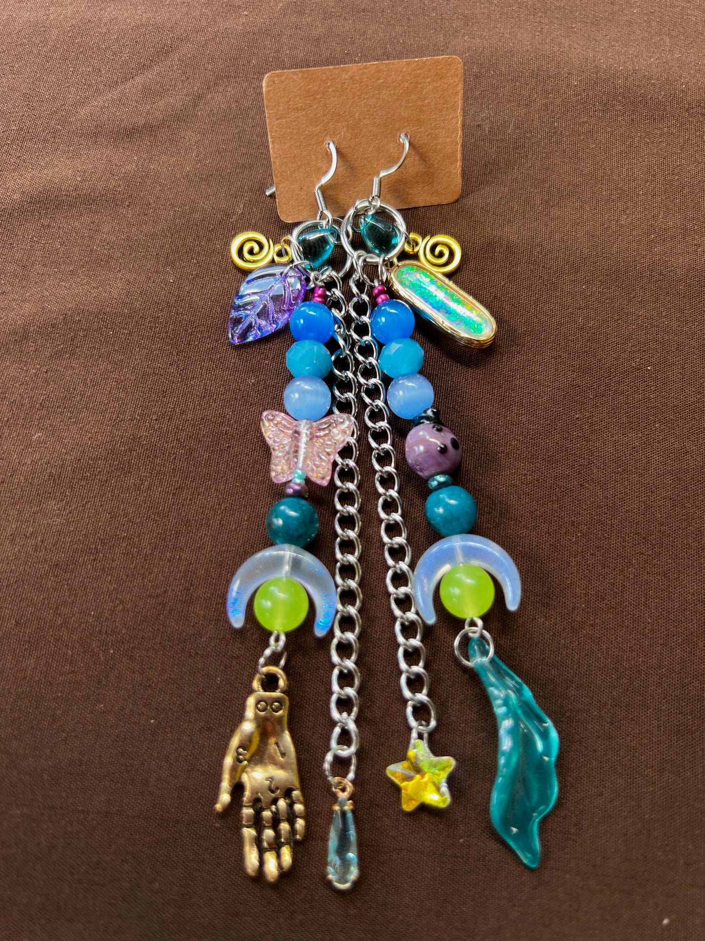 WHO Are You? 3 piece Set- Glass Spirit Armor + Crystal Choker + Earrings