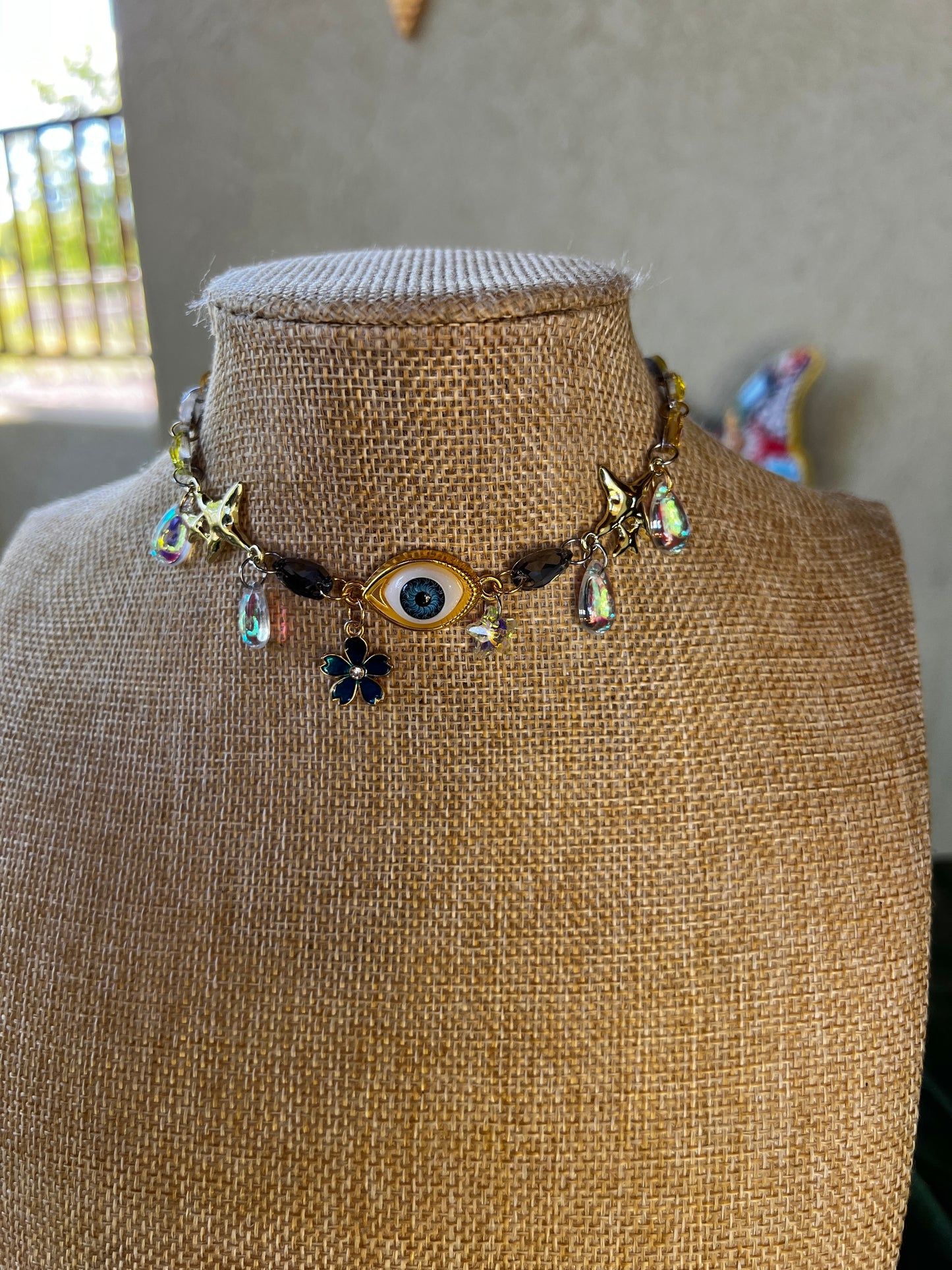 Milky Way - Glass Crystal Choker