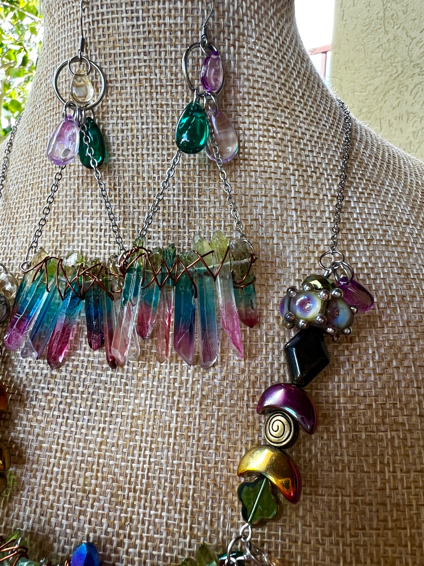 Cheshire - Fantasy Chain + Earrings