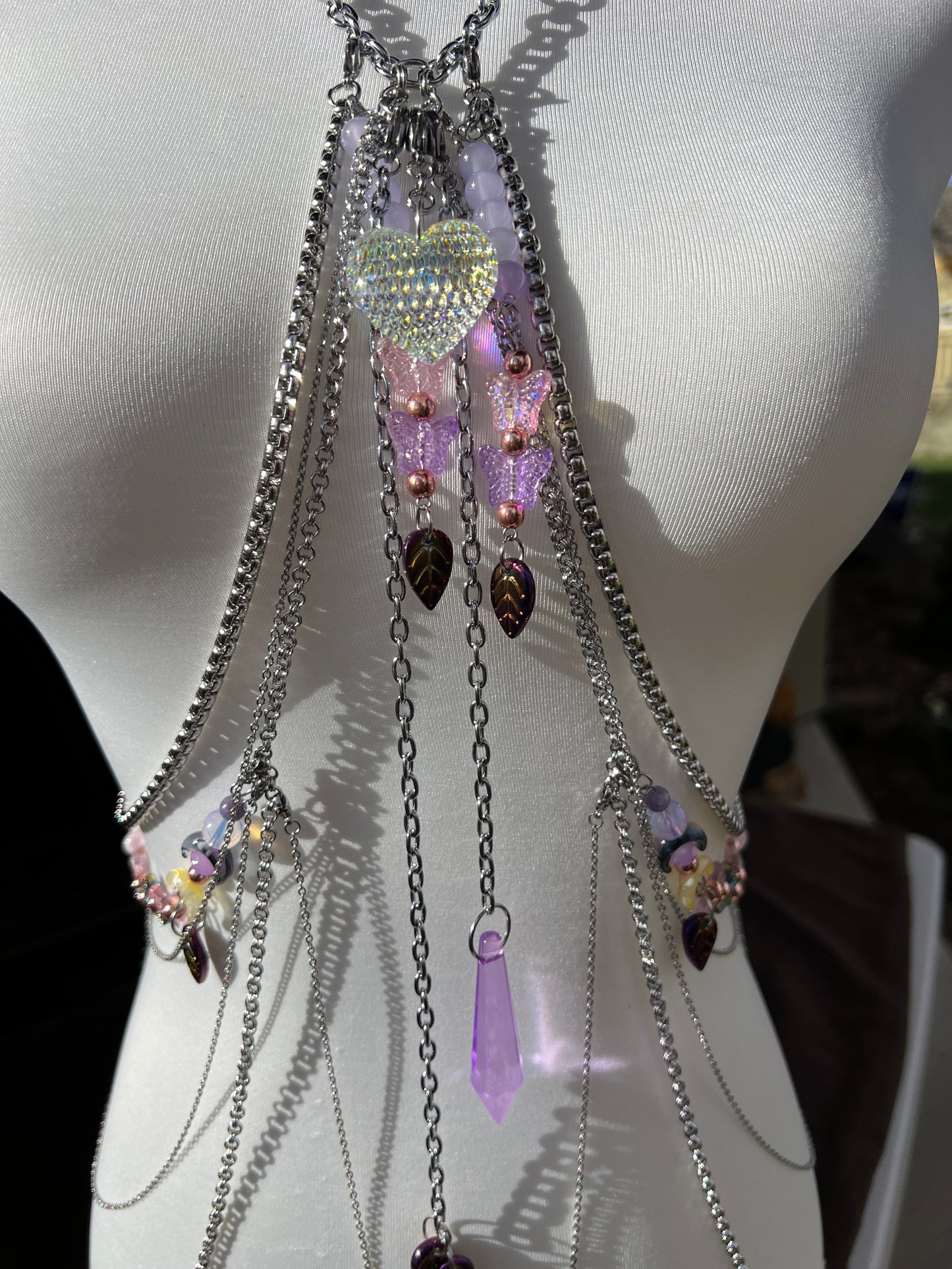 Elixir Body Armor - Chain & Beaded Harness + Stack Chokers