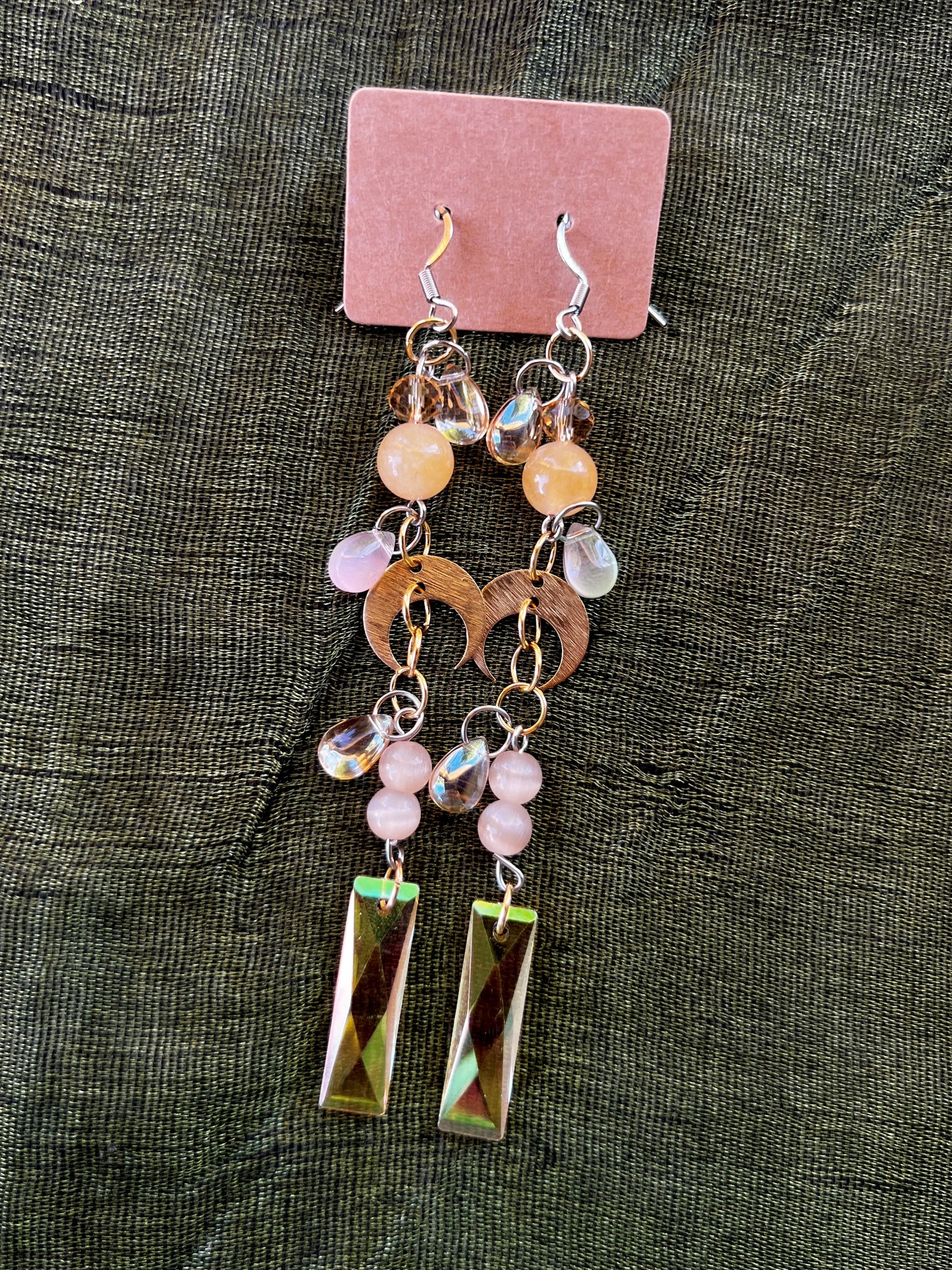Everlasting Light - Large Half Moon Dangles
